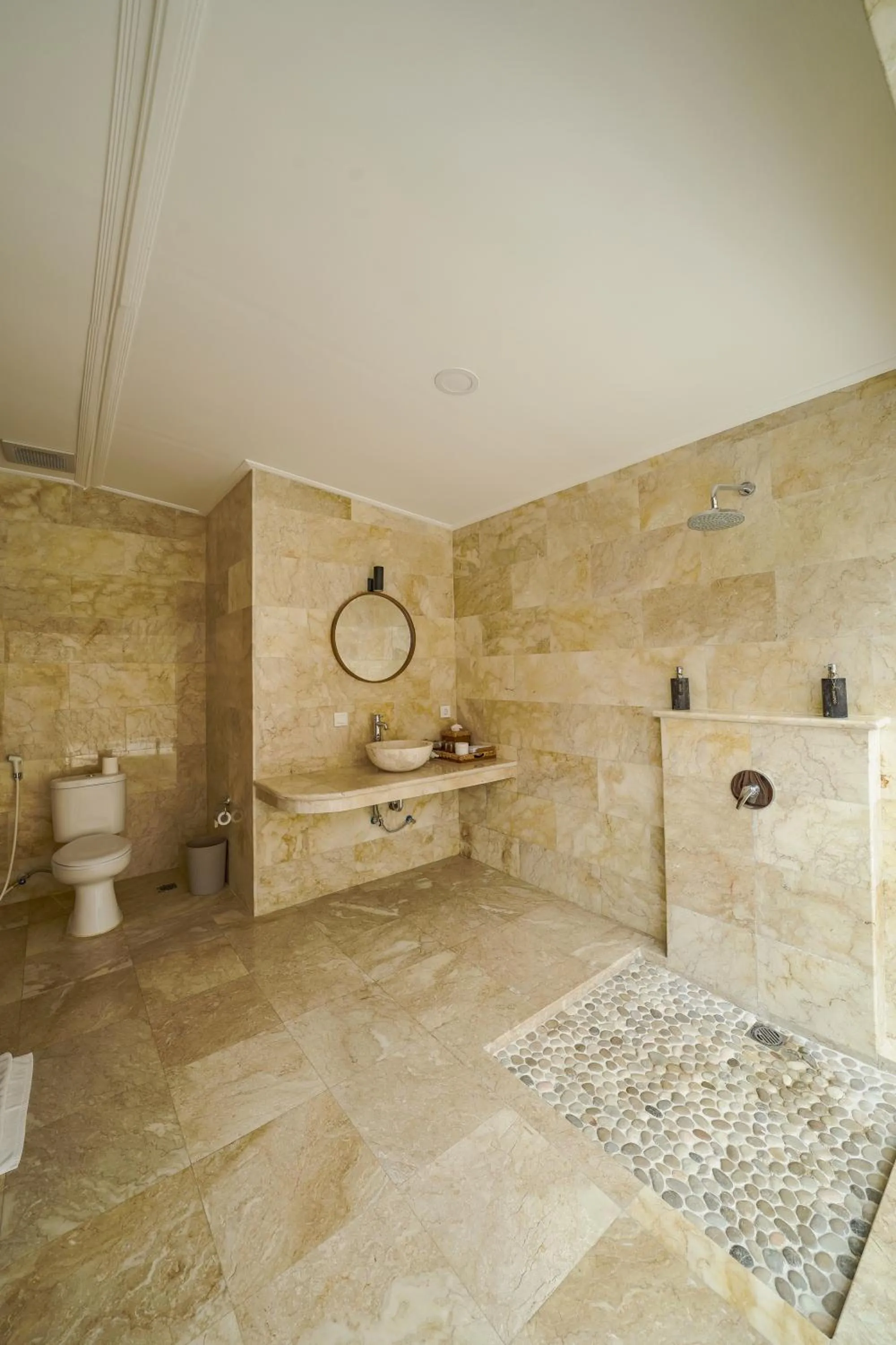 Shower in Three Brothers Bali Legian Bungalows & Villas