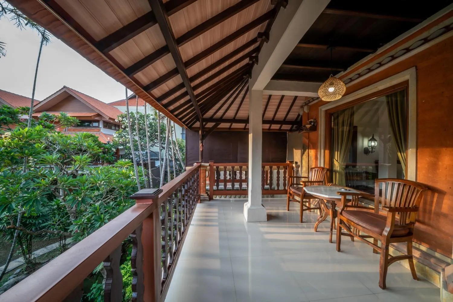 Patio in Three Brothers Bali Legian Bungalows & Villas