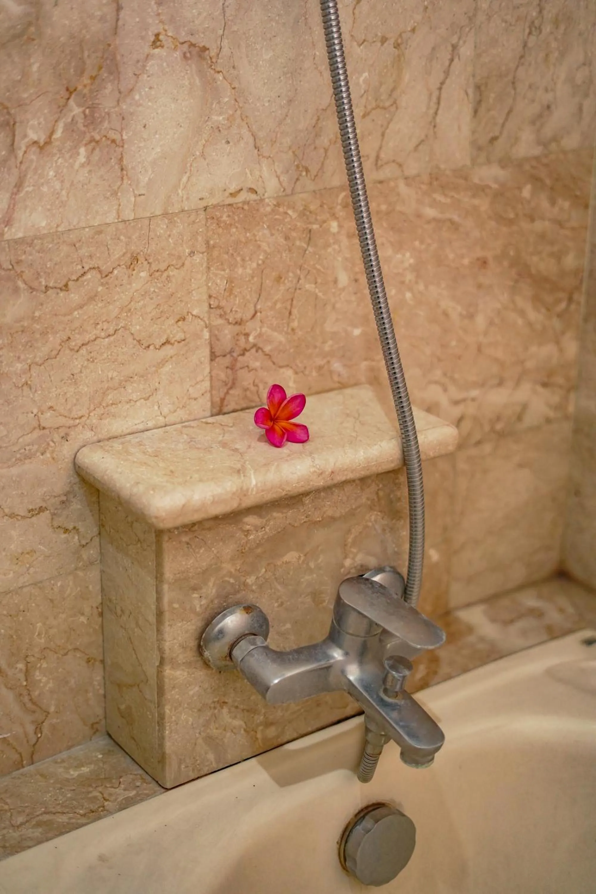 Shower in Three Brothers Bali Legian Bungalows & Villas