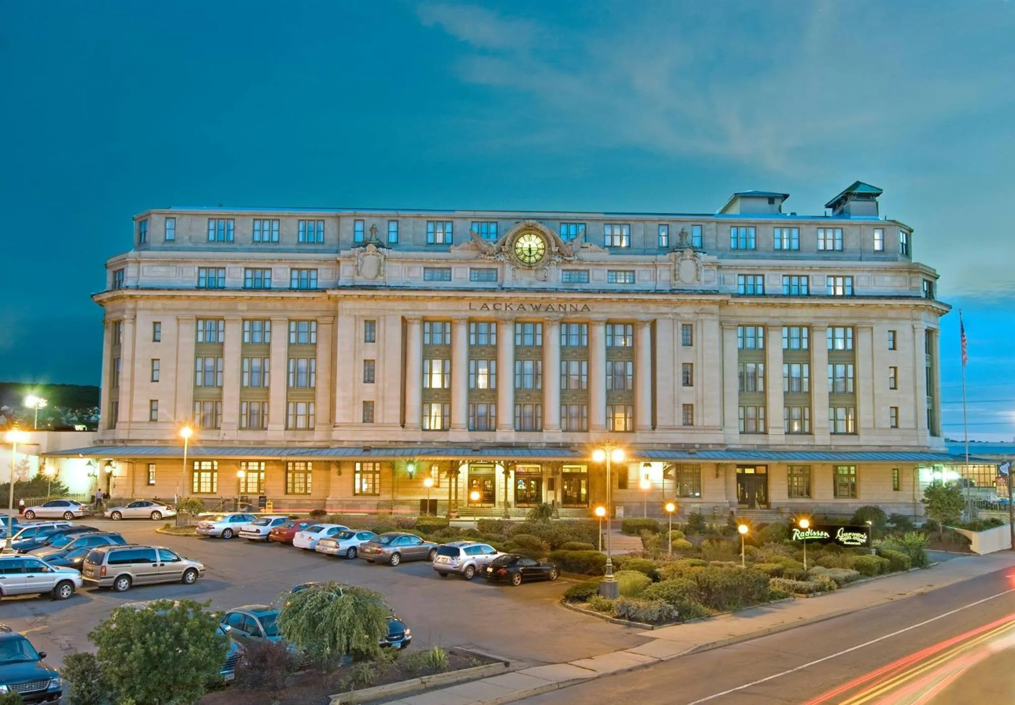 Property building in Radisson Lackawanna Station Hotel Scranton