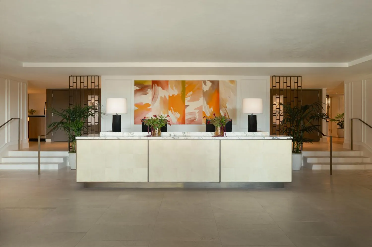 Lobby or reception in L'Ermitage Beverly Hills