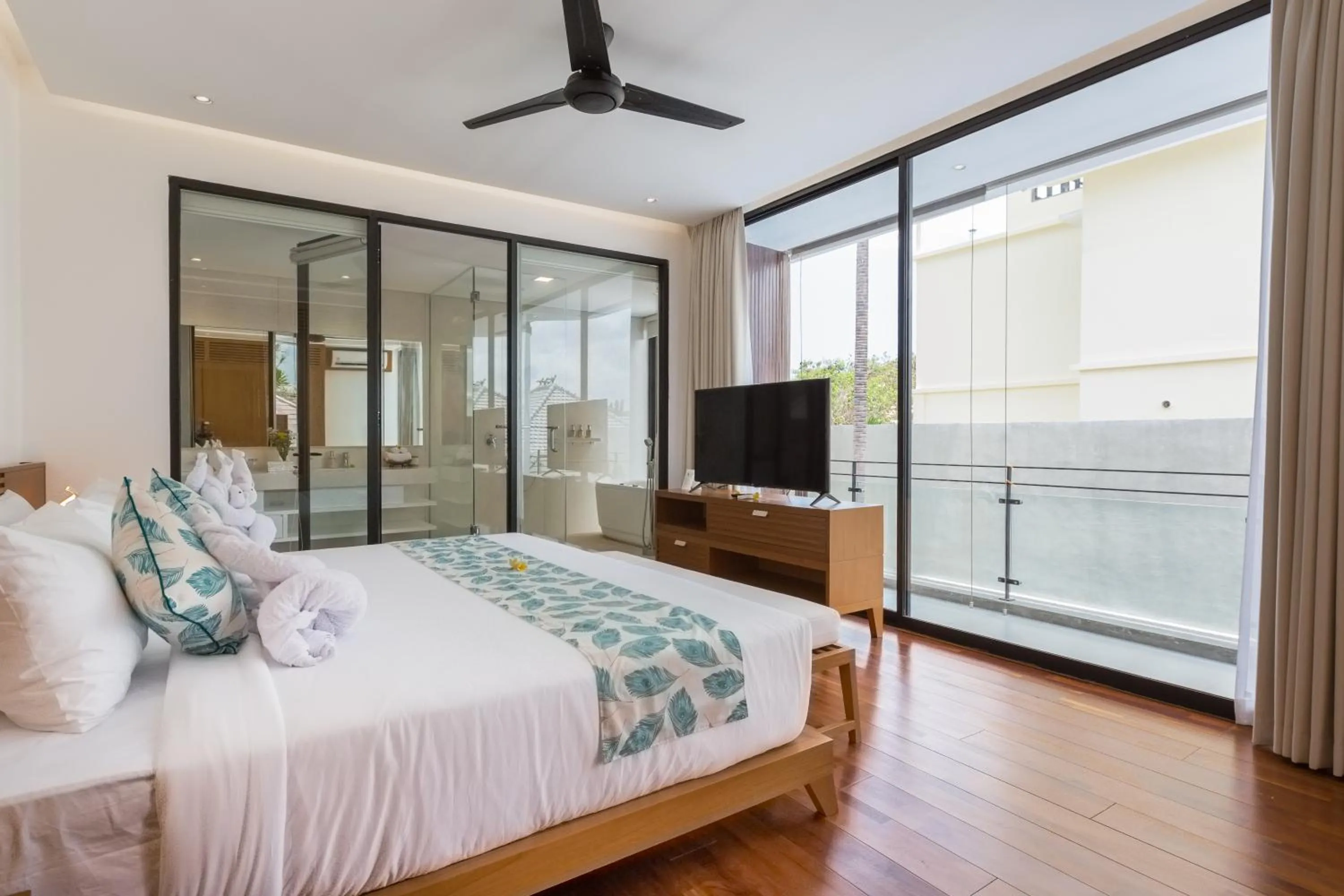 Bed in Villa Damar Canggu by Nagisa Bali