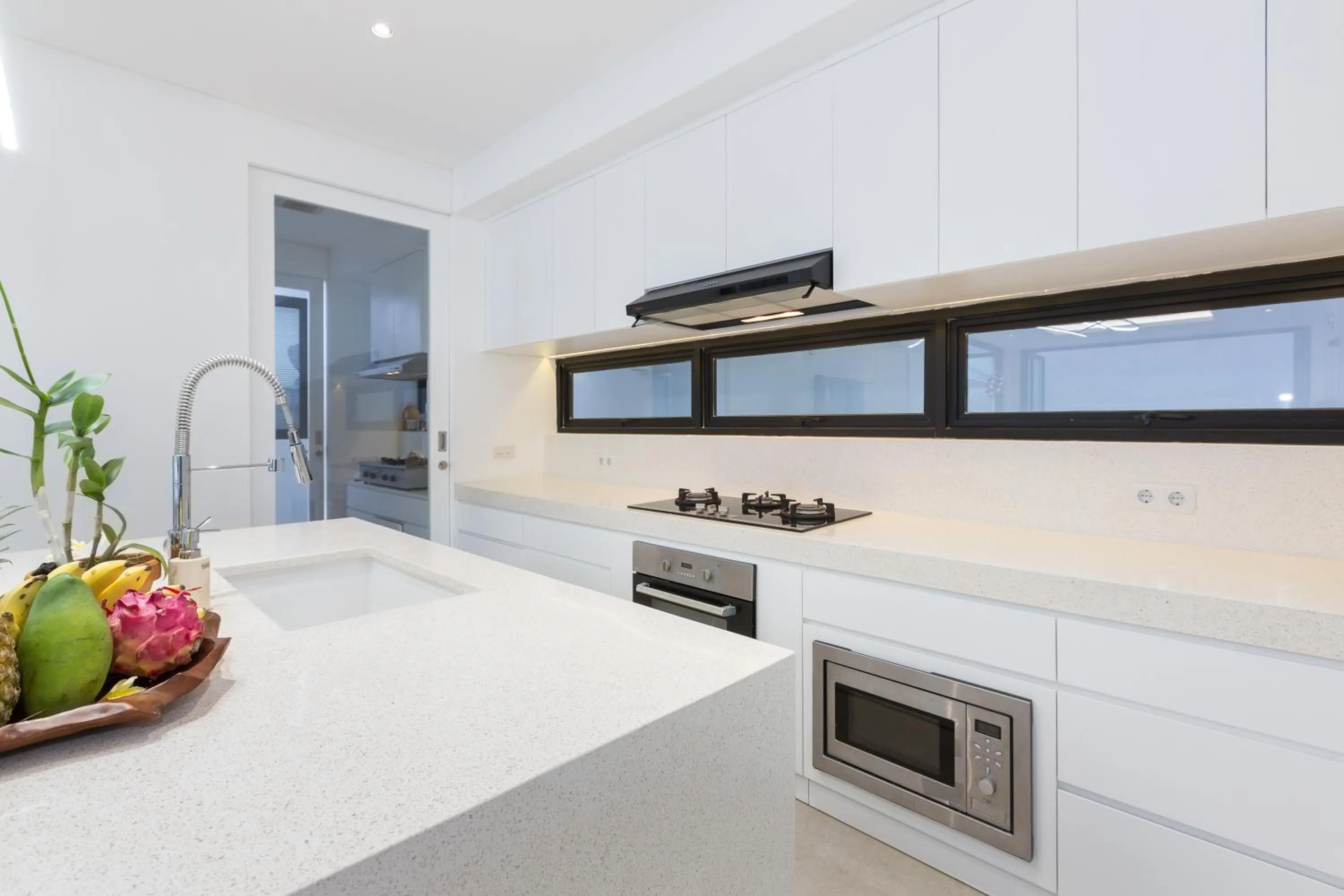 Kitchen or kitchenette in Villa Damar Canggu by Nagisa Bali