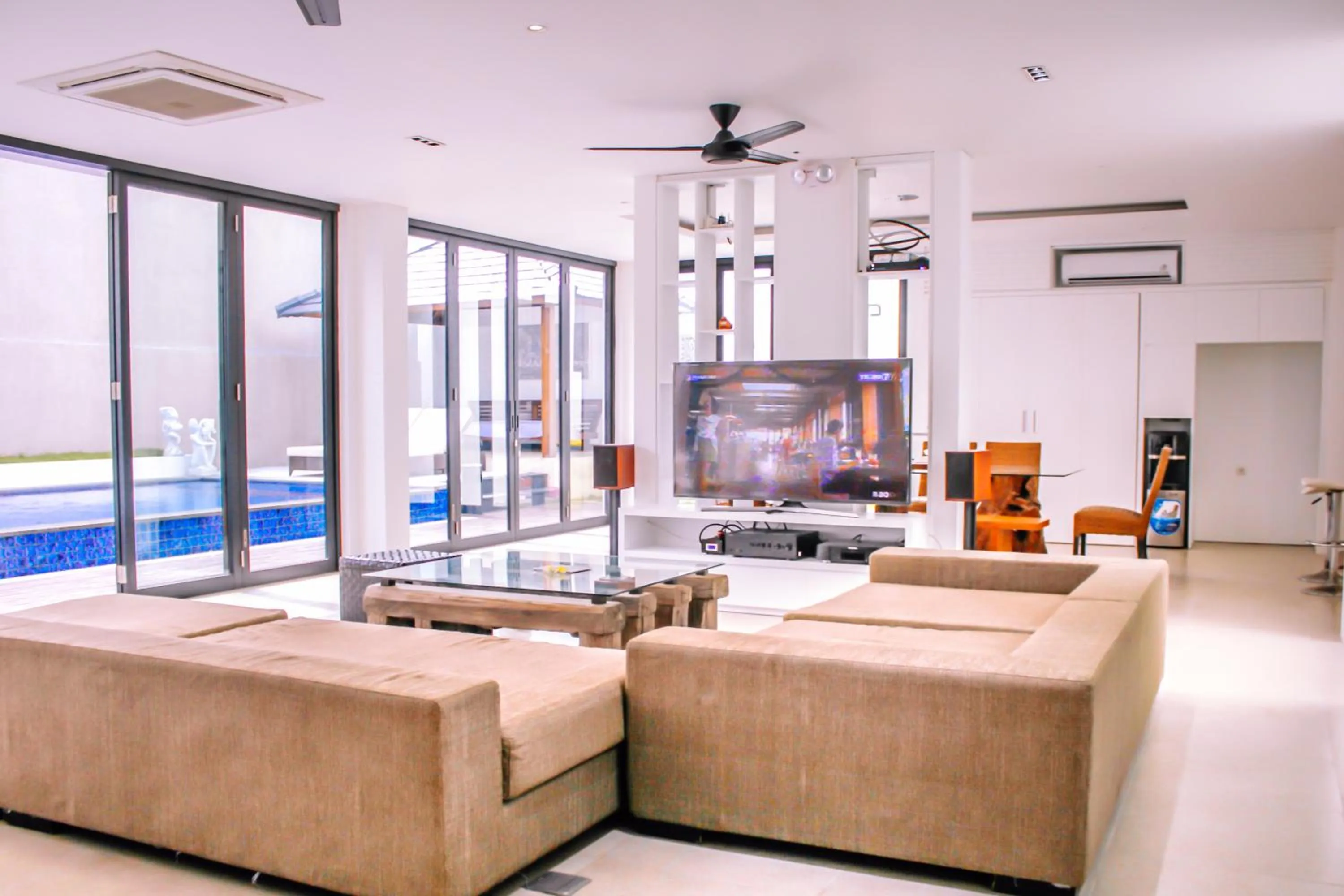 Living room in Villa Damar Canggu by Nagisa Bali