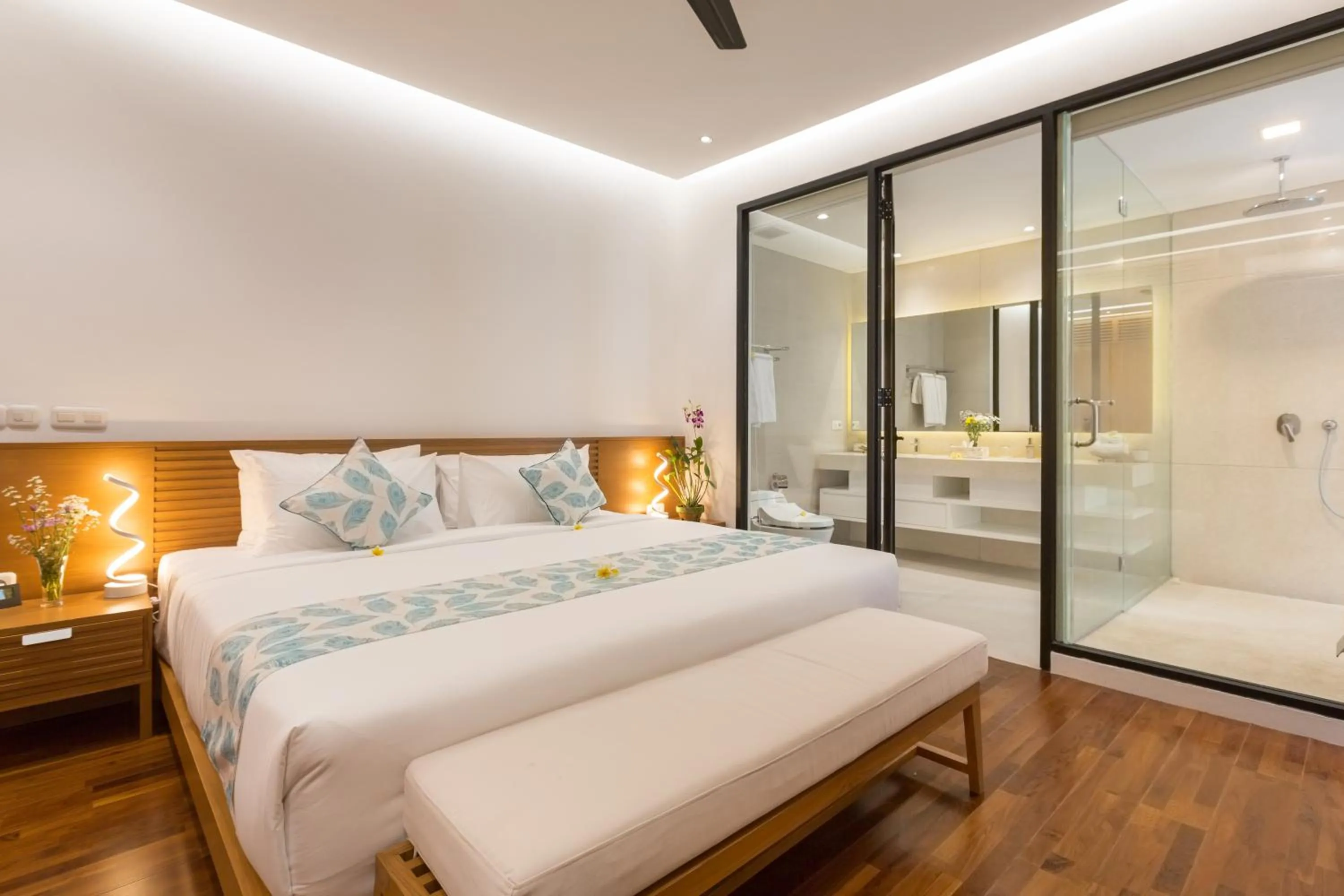 Bed in Villa Damar Canggu by Nagisa Bali