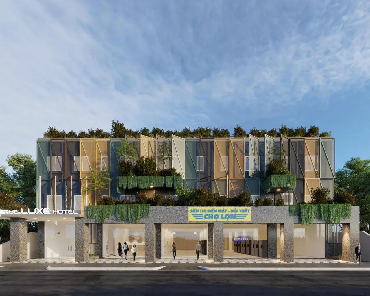 Property building in The Luxe Hotel Châu Đốc