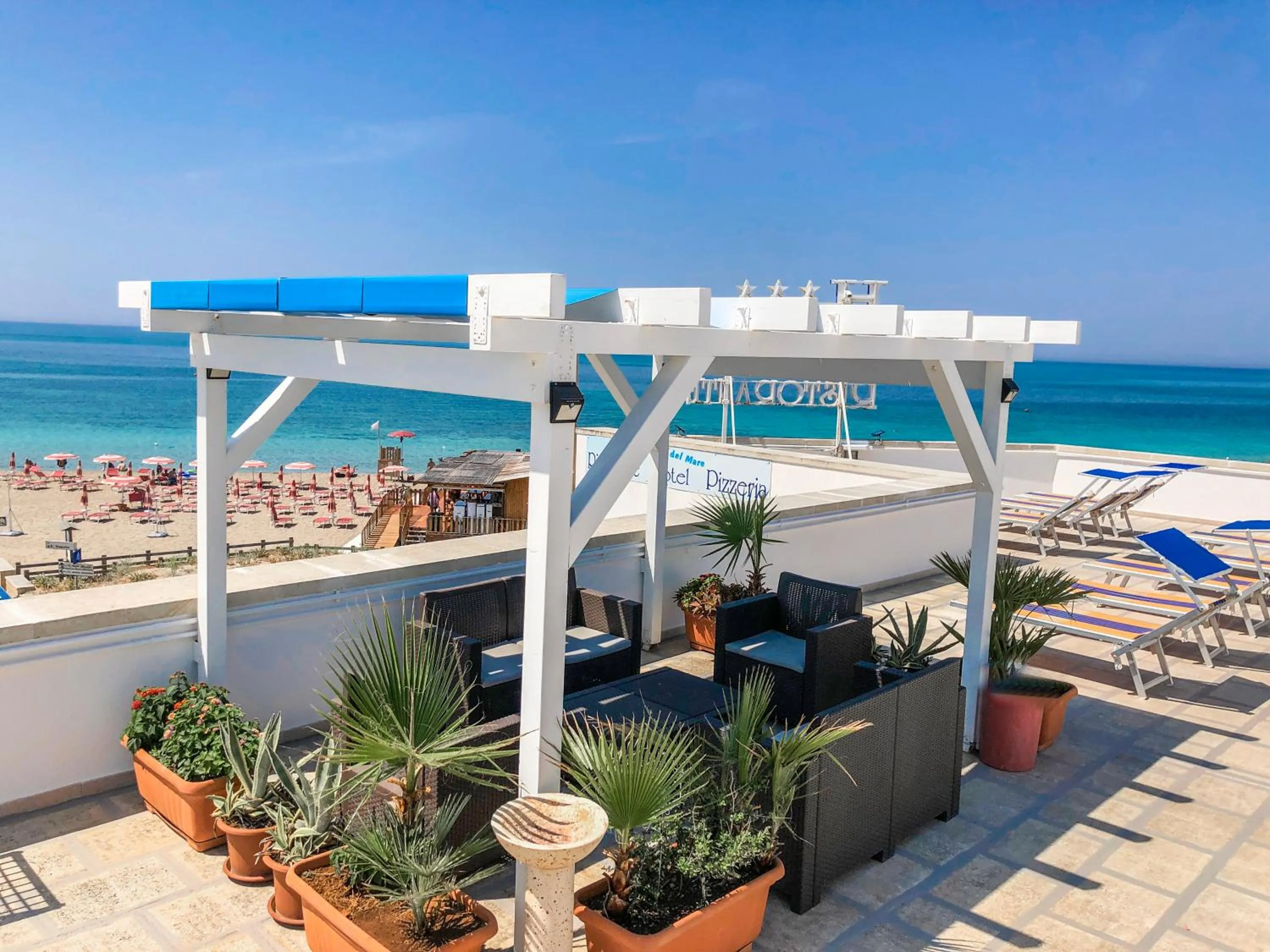 Balcony/Terrace in Hotel I Colori Del Mare