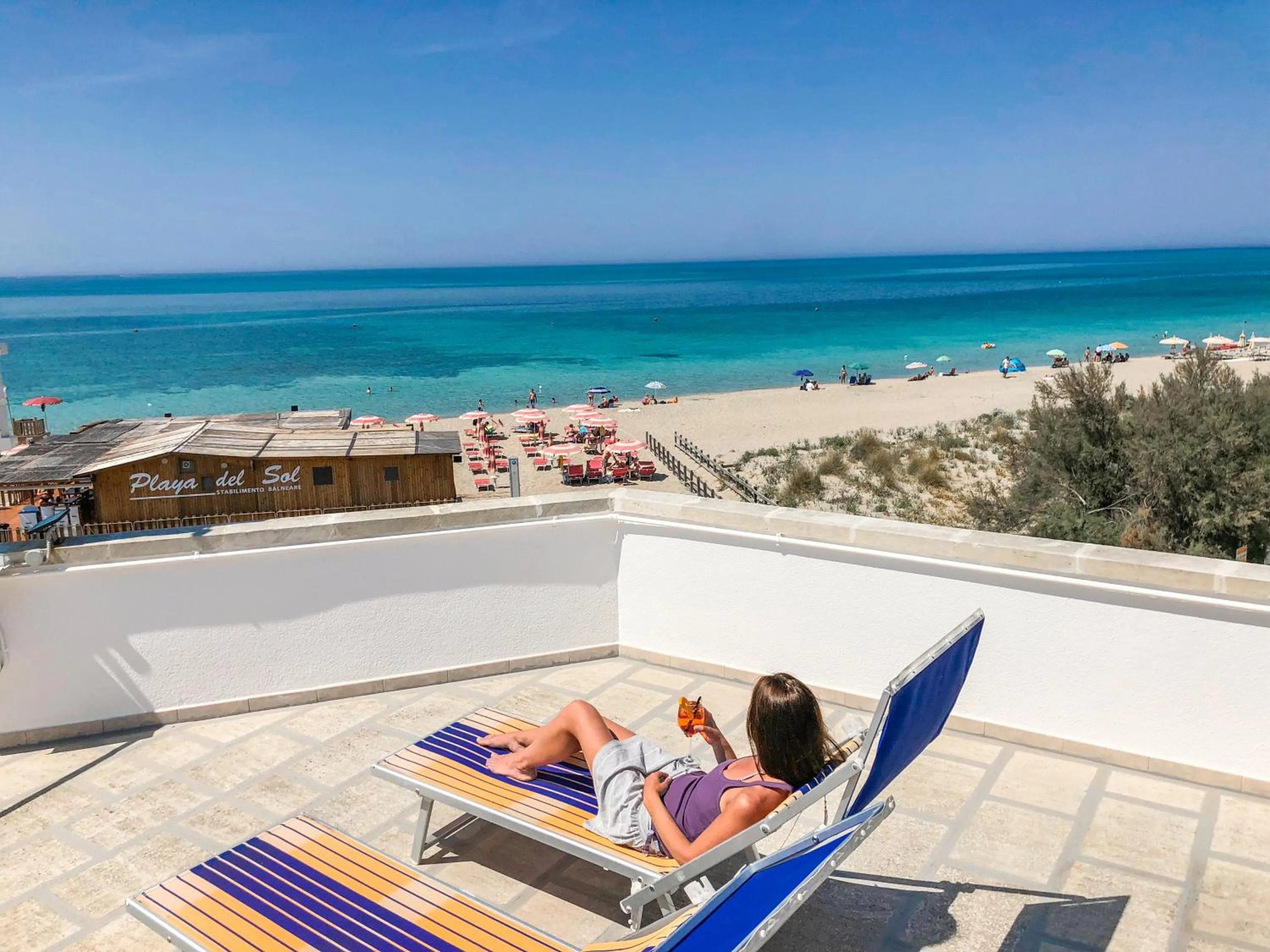 Balcony/Terrace in Hotel I Colori Del Mare
