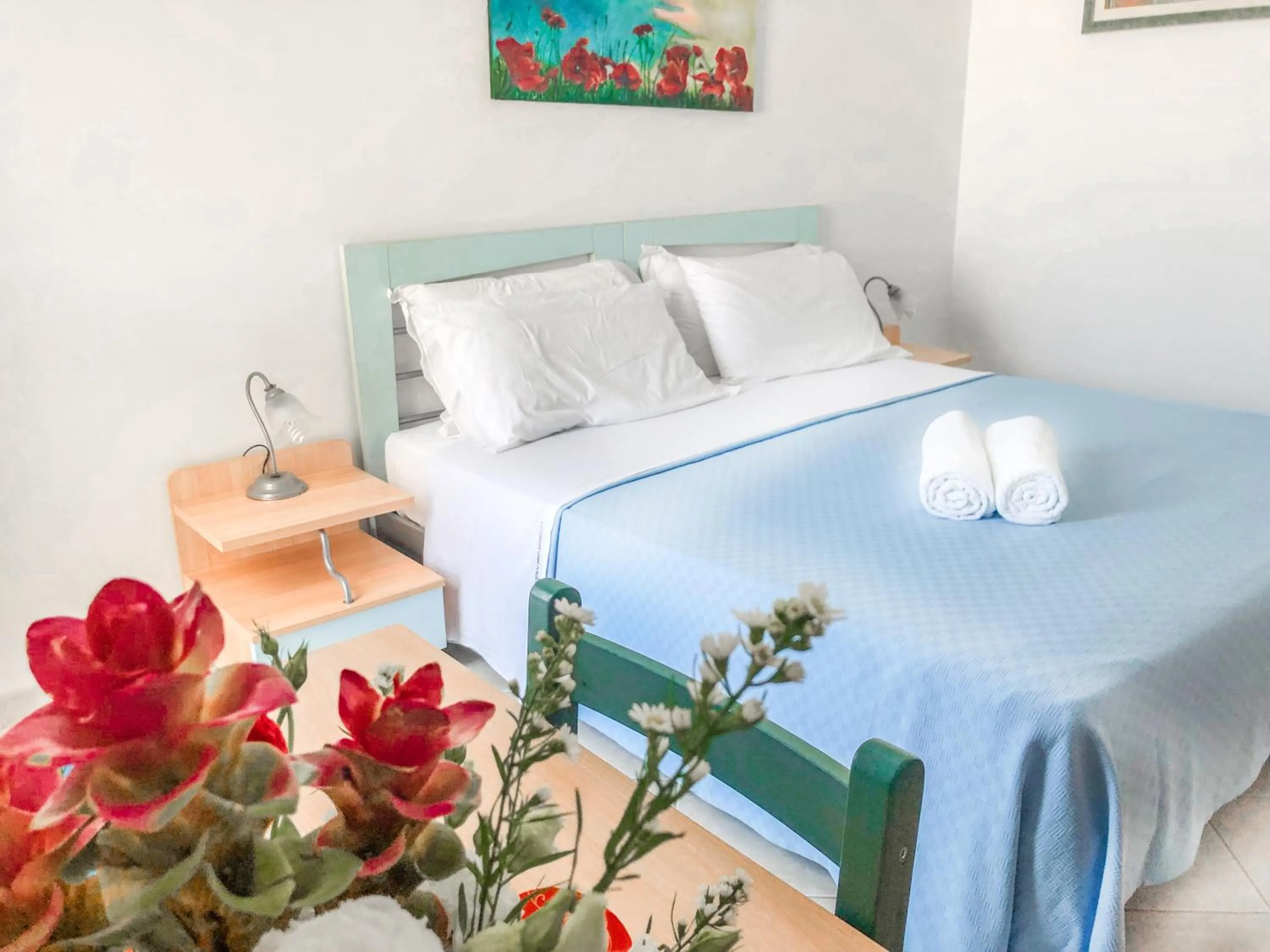 Bedroom, Bed in Hotel I Colori Del Mare