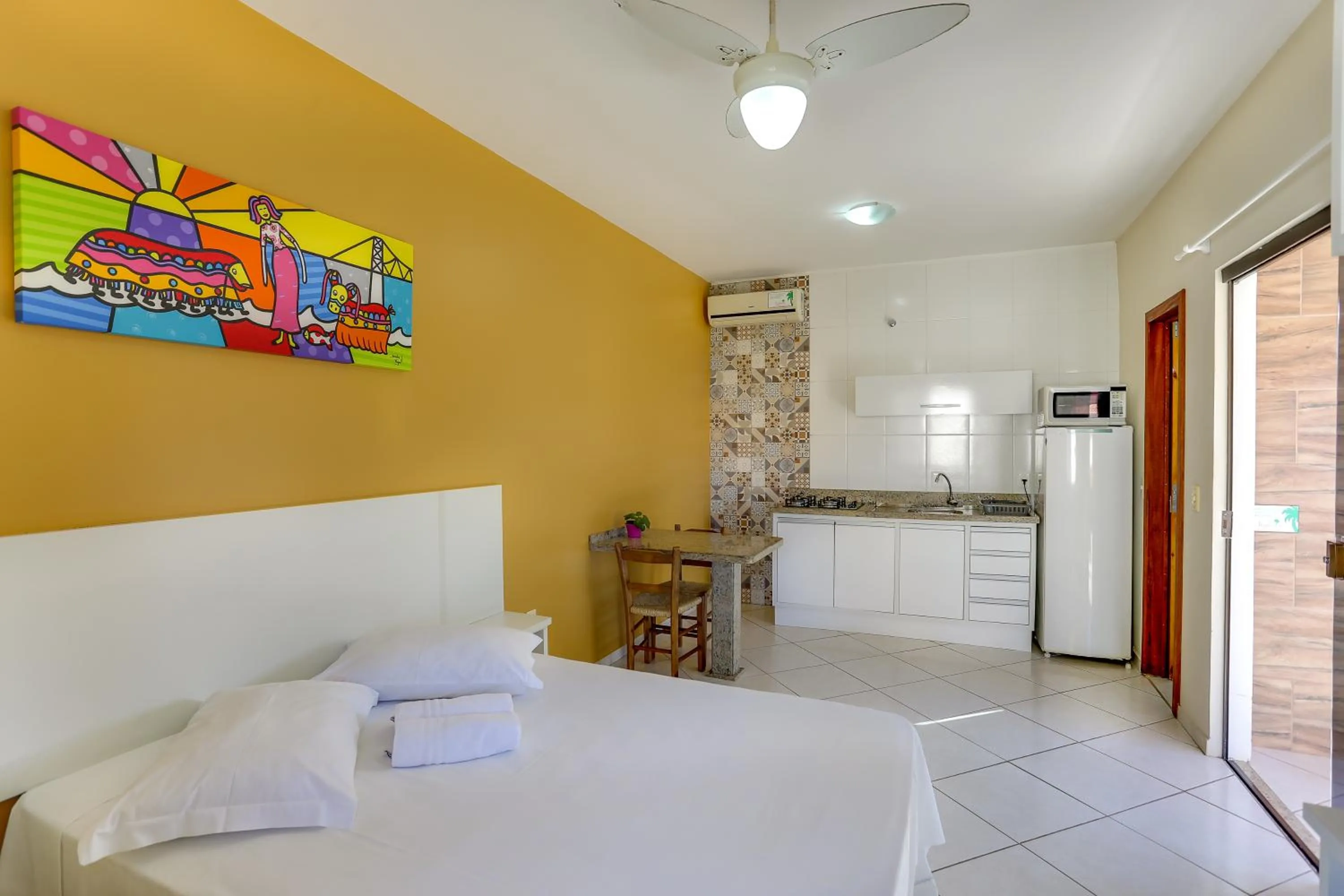 Bed in Pousada Praia dos Ingleses