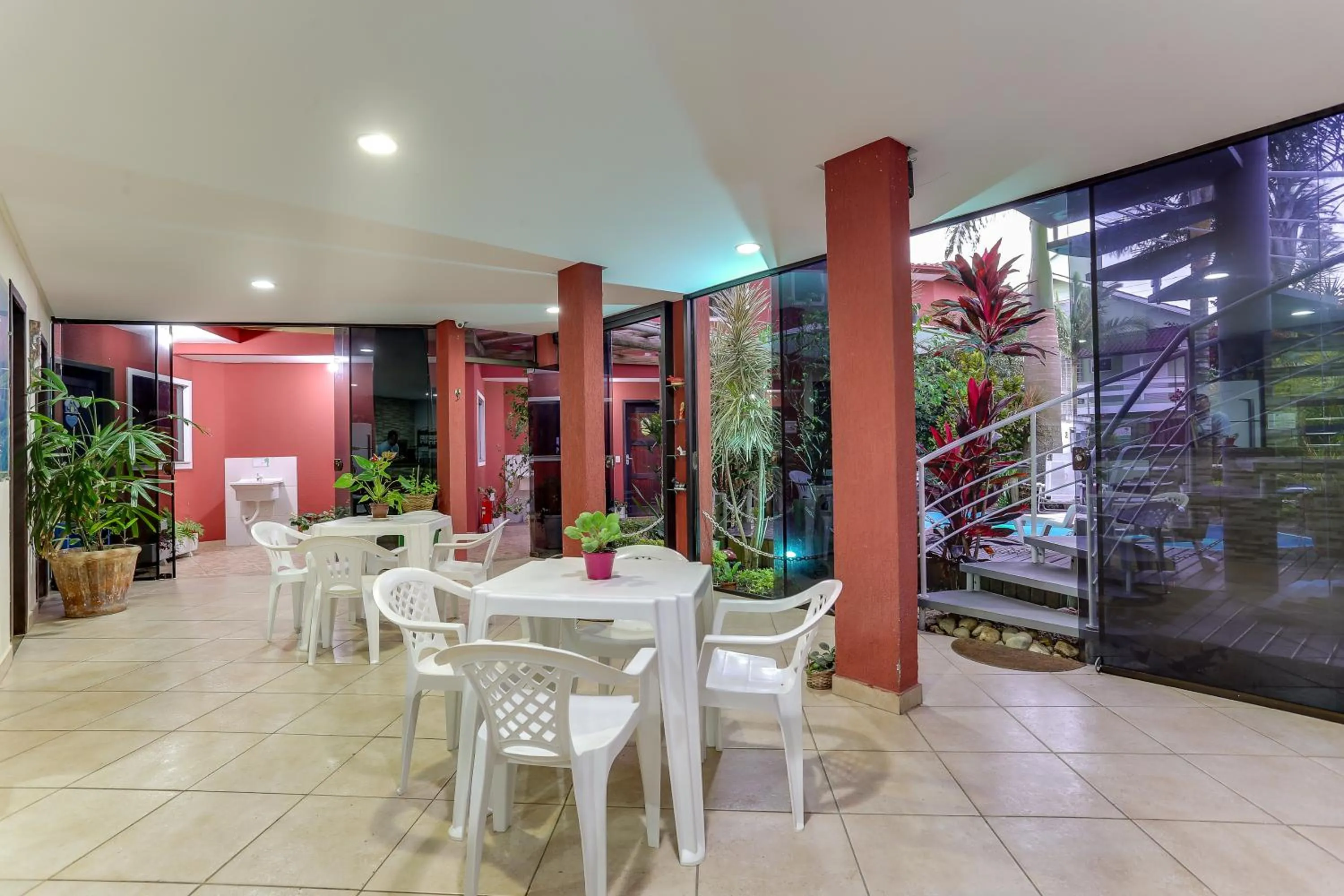 BBQ facilities in Pousada Praia dos Ingleses
