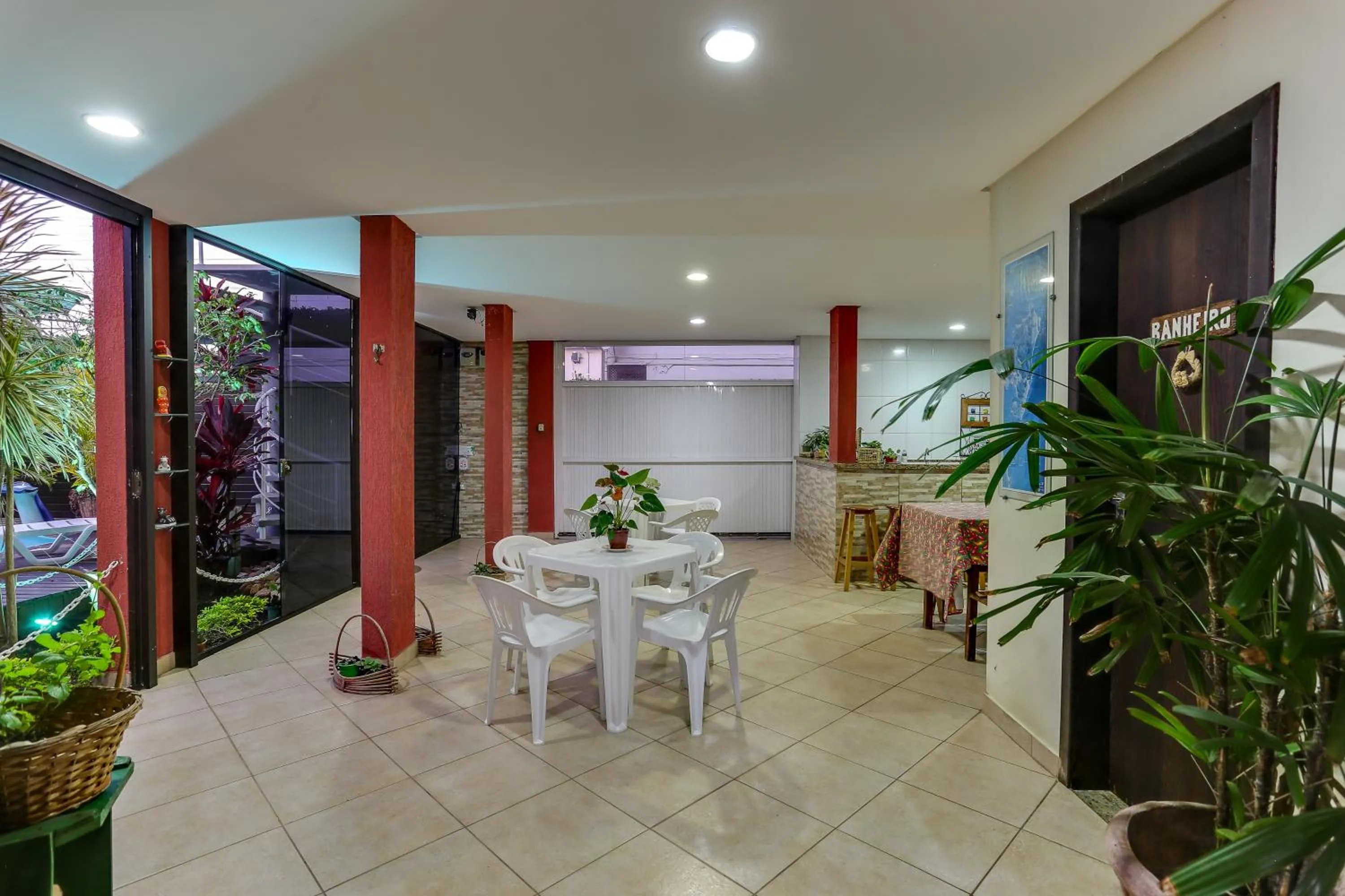 BBQ facilities in Pousada Praia dos Ingleses
