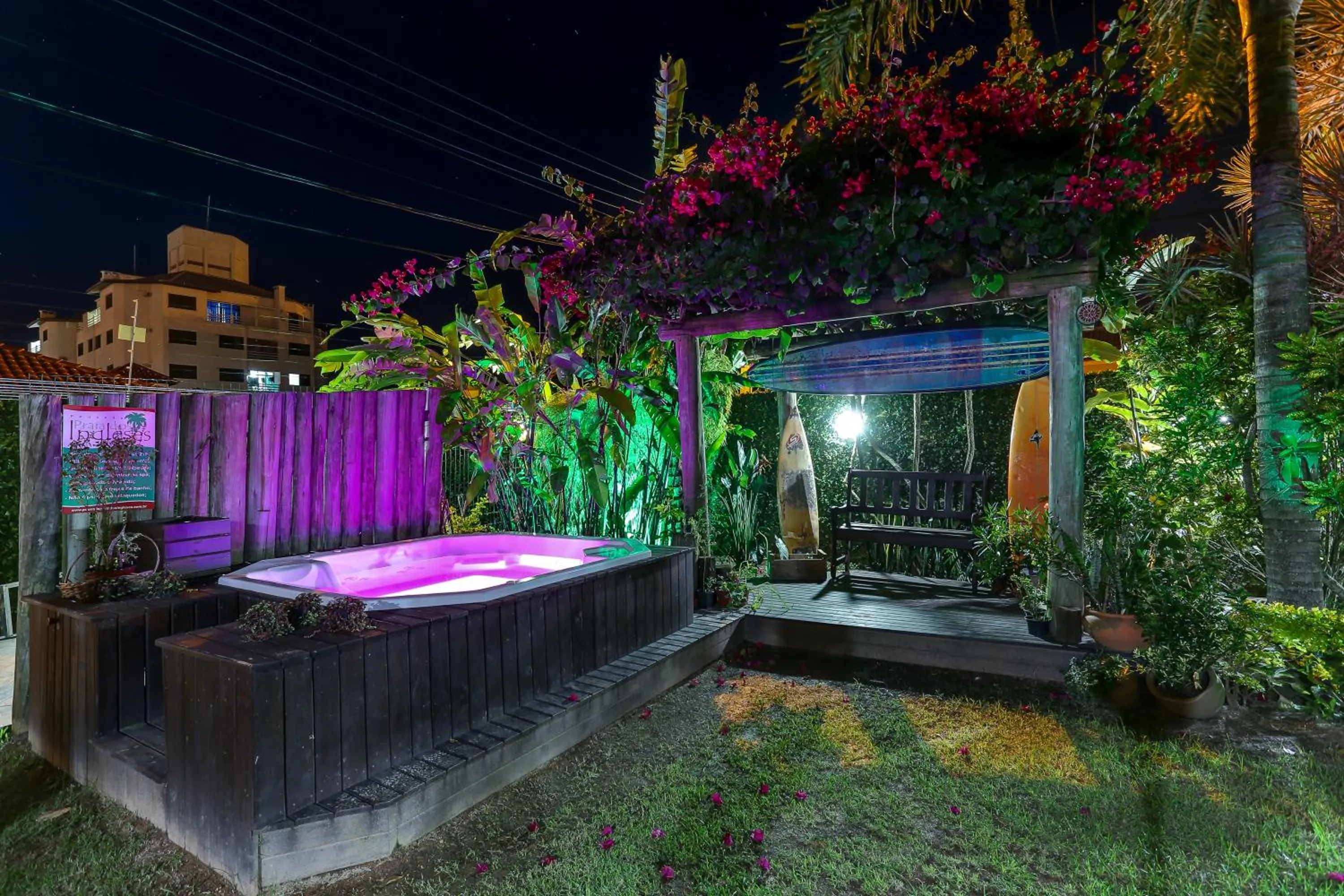 Night in Pousada Praia dos Ingleses