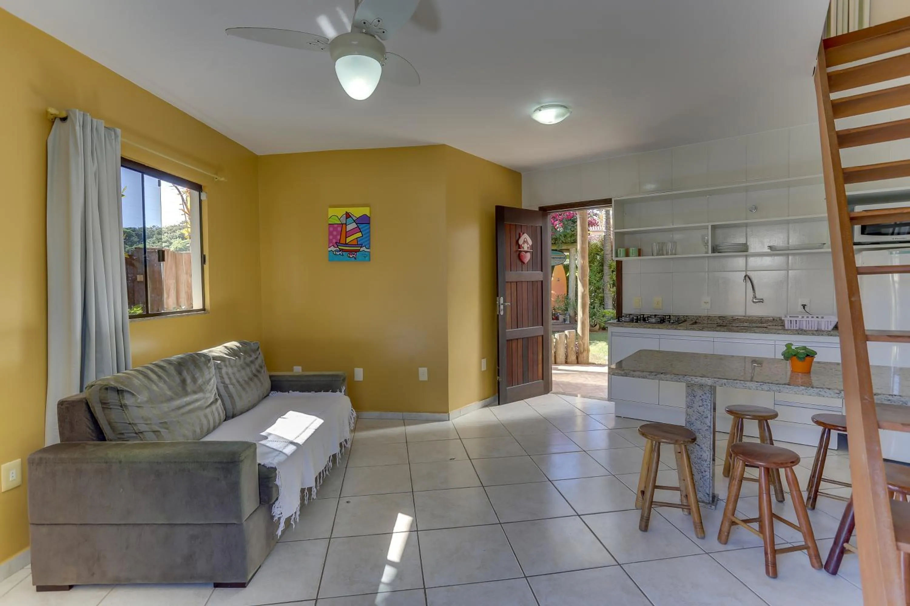 Kitchen or kitchenette in Pousada Praia dos Ingleses