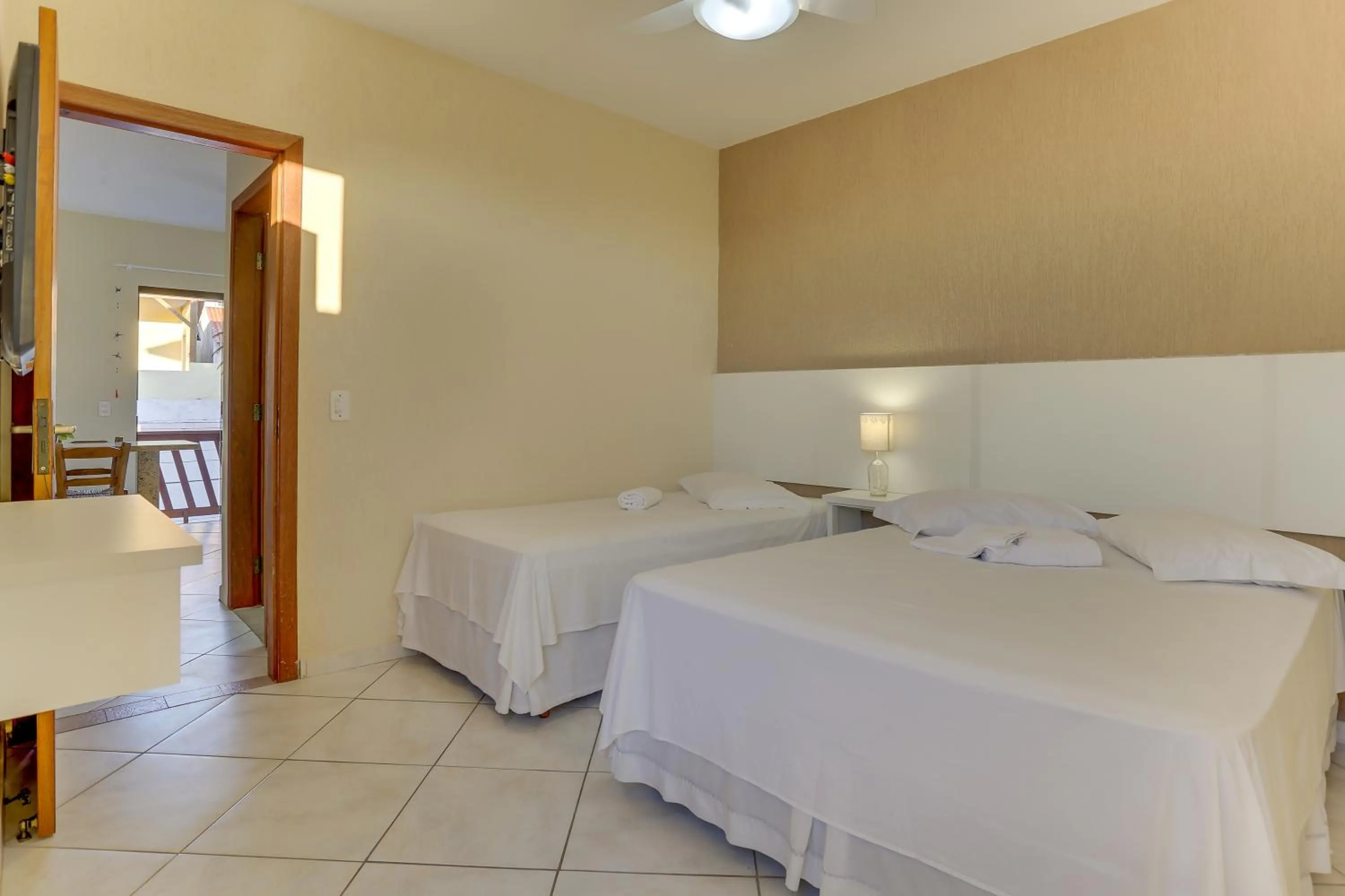 Bed in Pousada Praia dos Ingleses