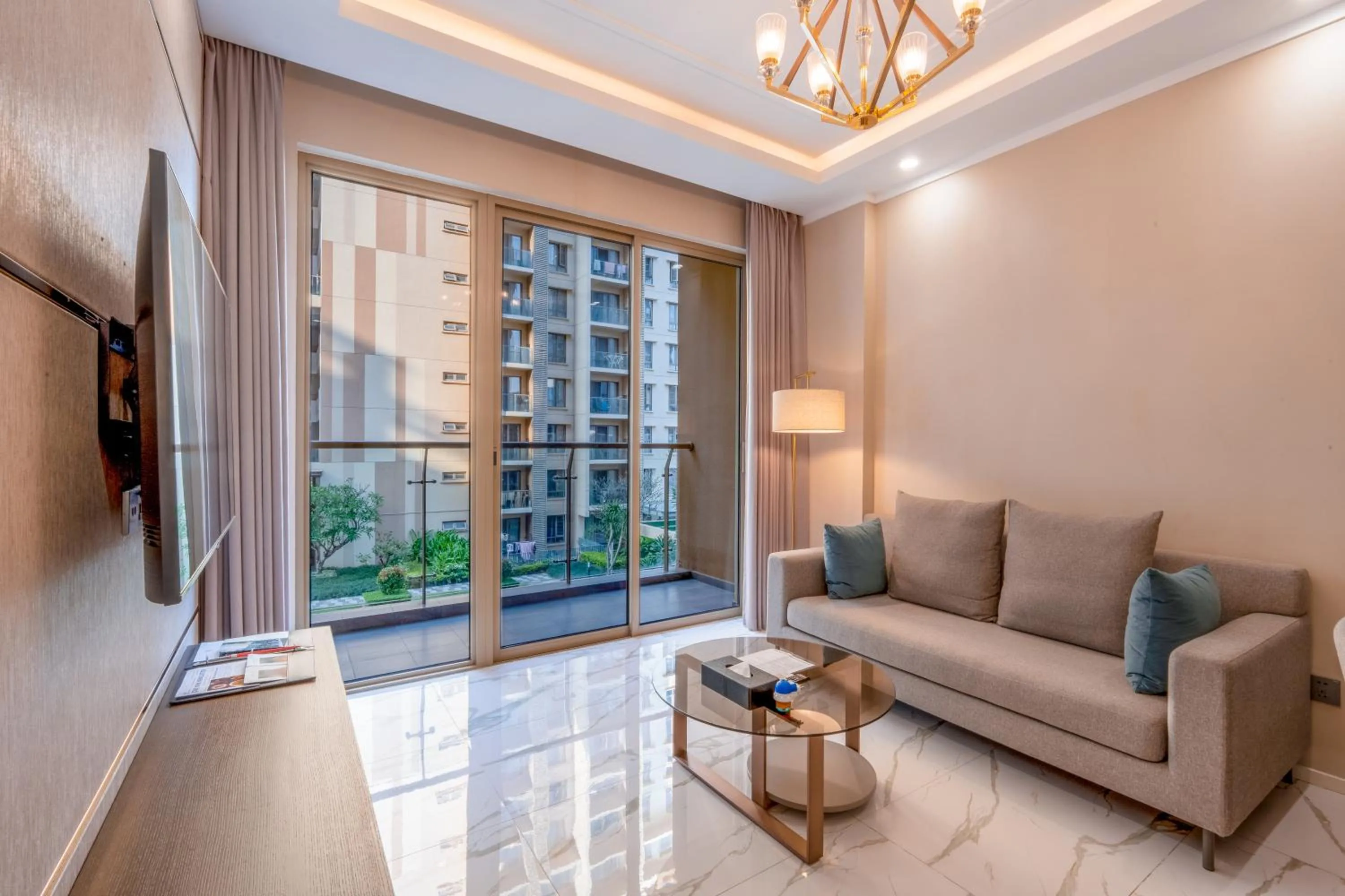 Living room in One Park Hotel & Residence