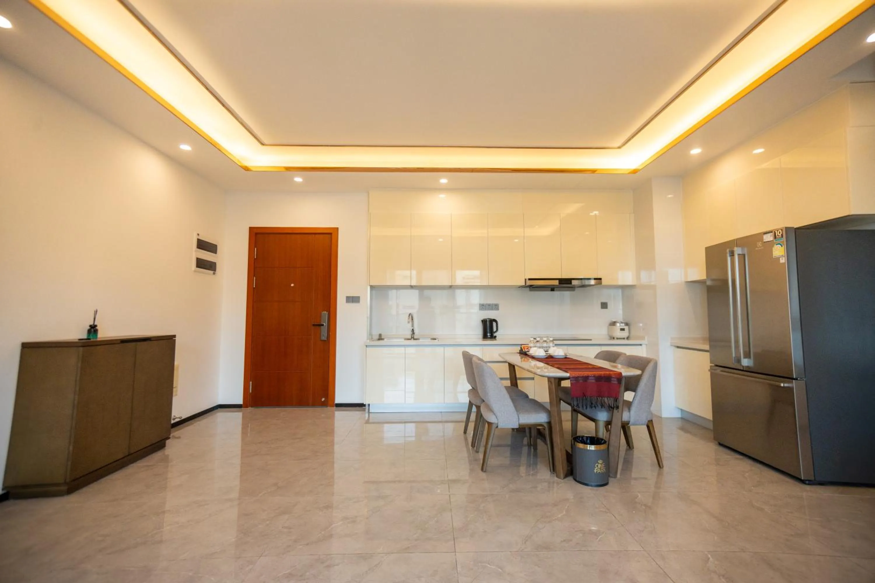 Kitchen or kitchenette in One Park Hotel & Residence