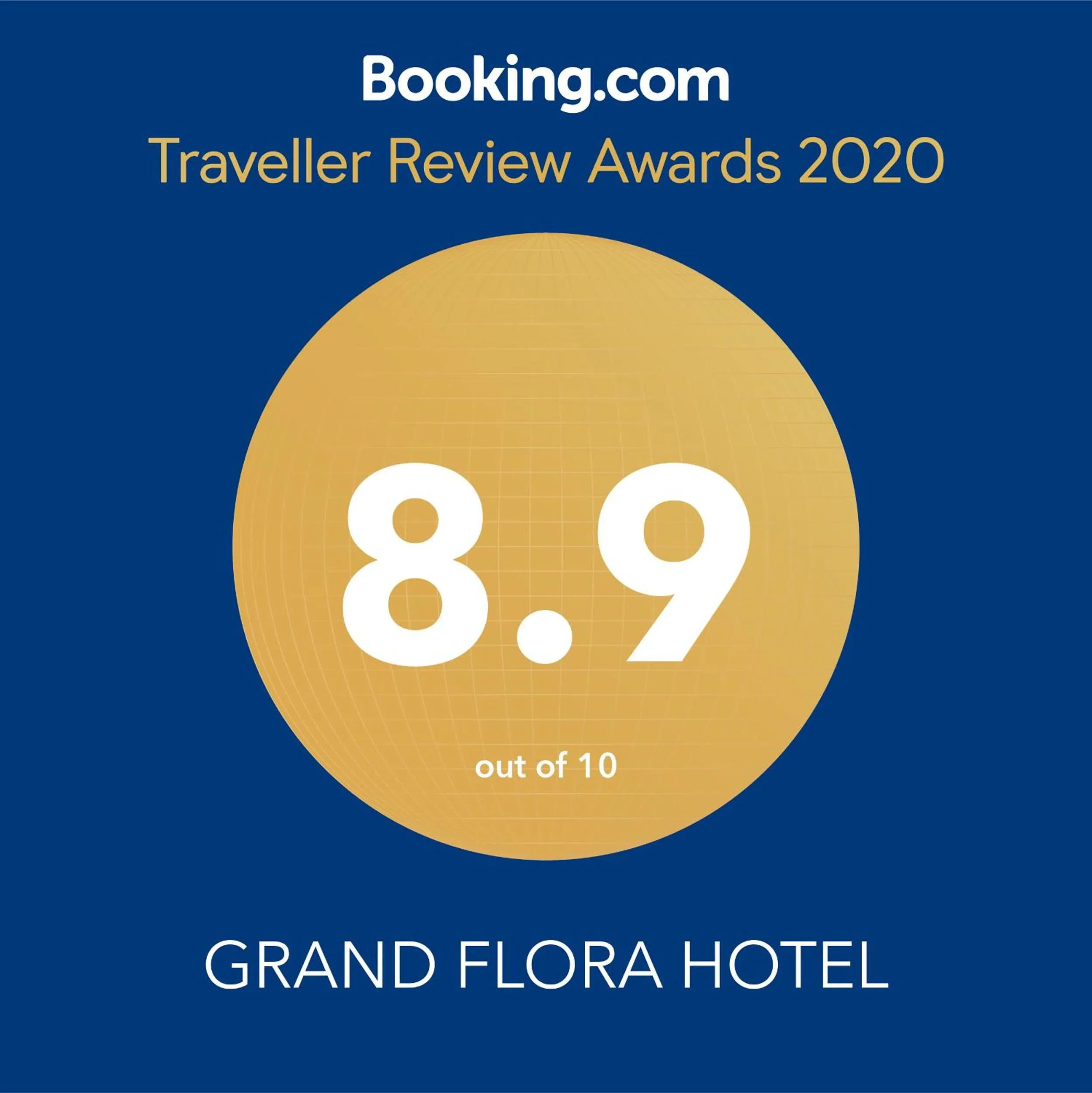 Certificate/Award in Grand Flora Hotel