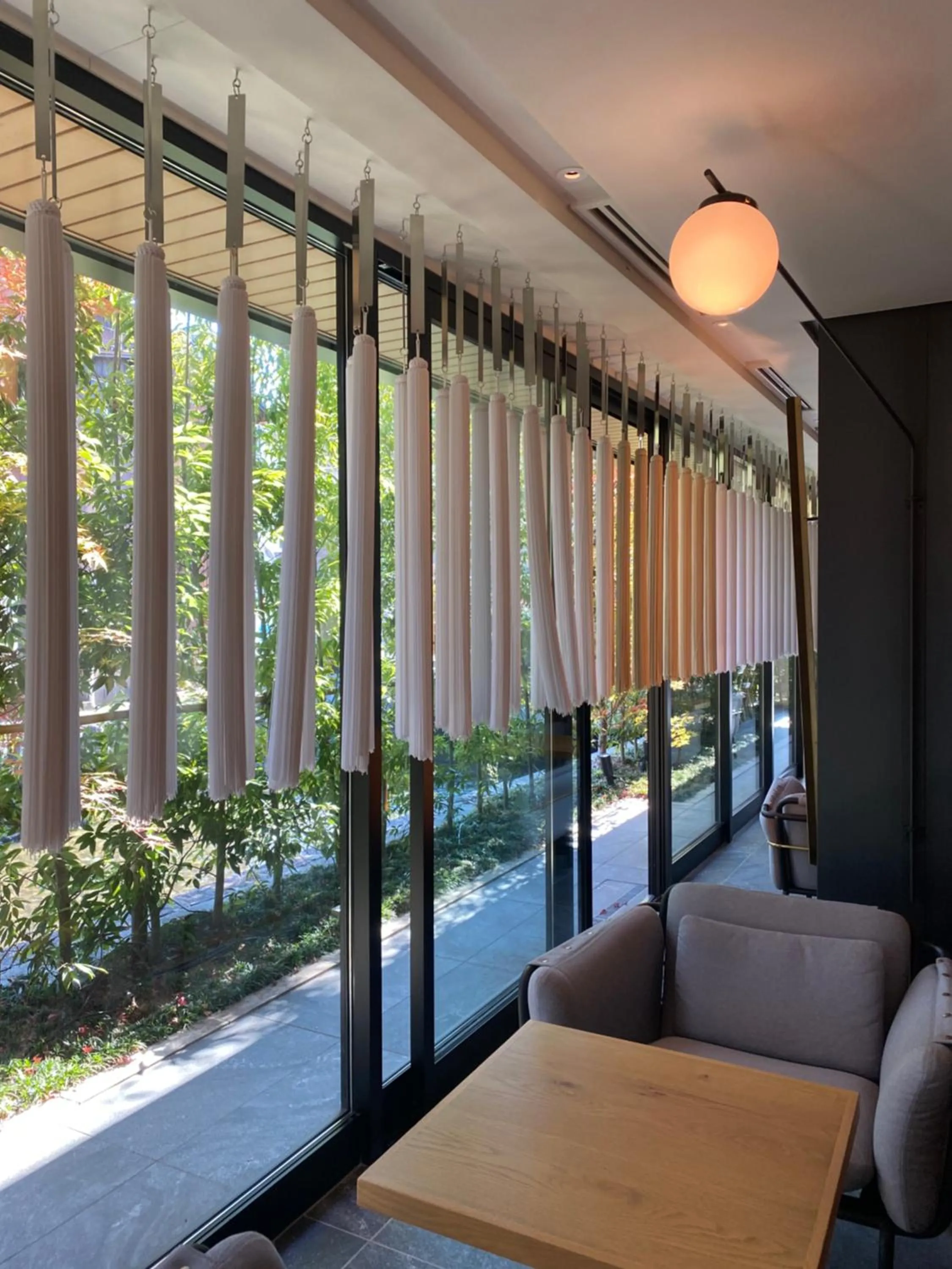 Seating area in Tassel Hotel Sanjo Shirakawa