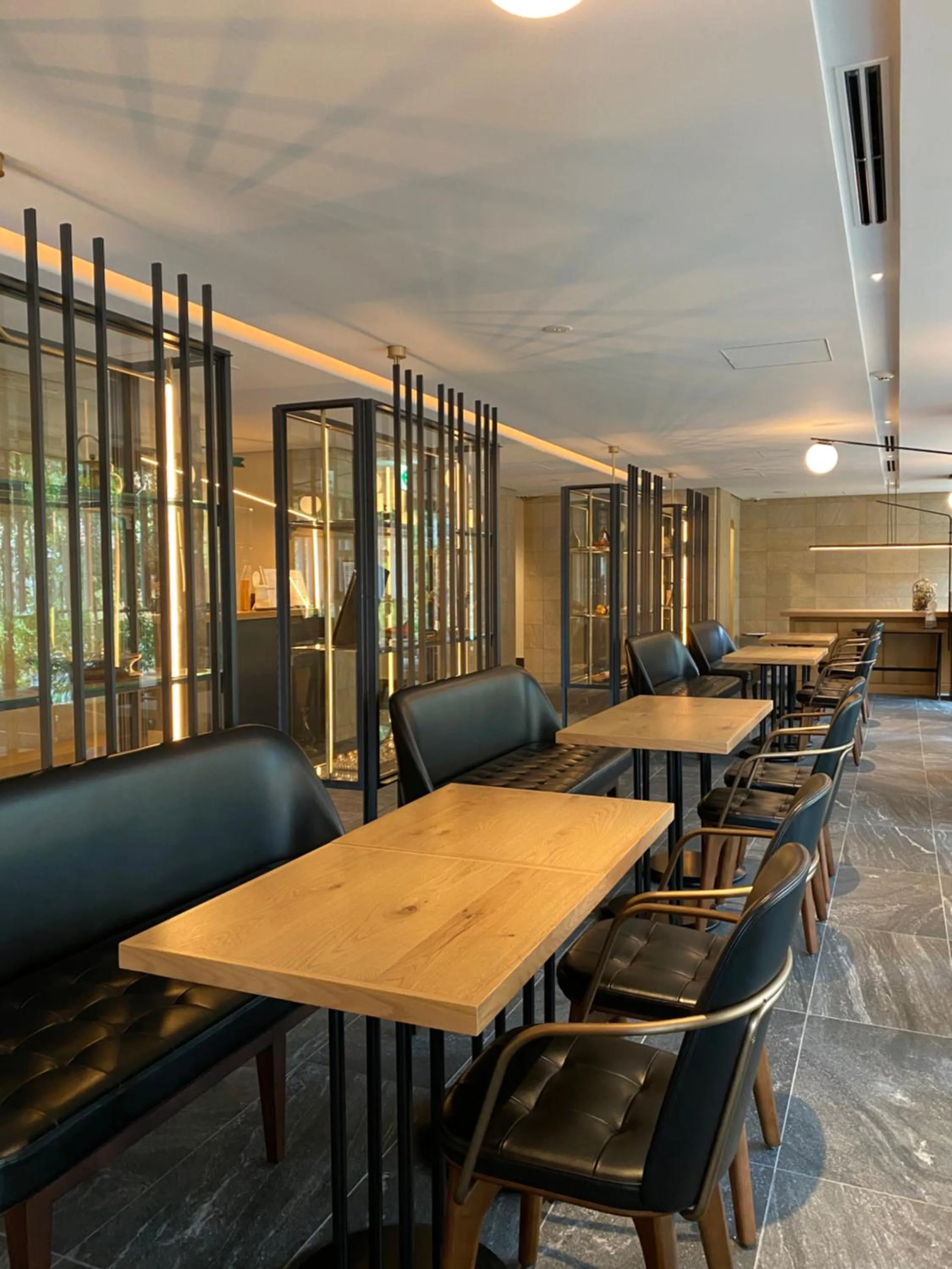 Seating area in Tassel Hotel Sanjo Shirakawa