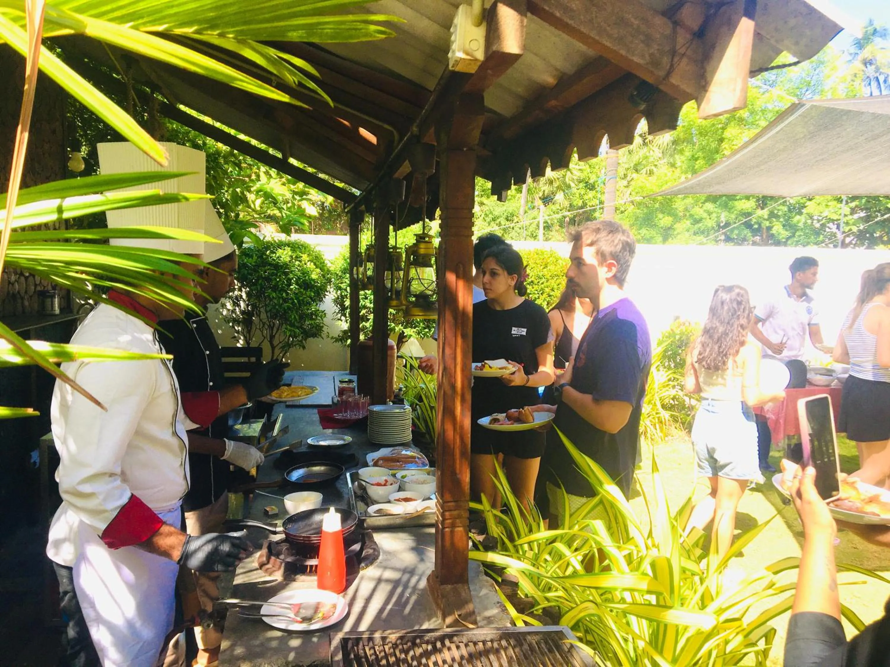 Breakfast in J7 Villaj Resort