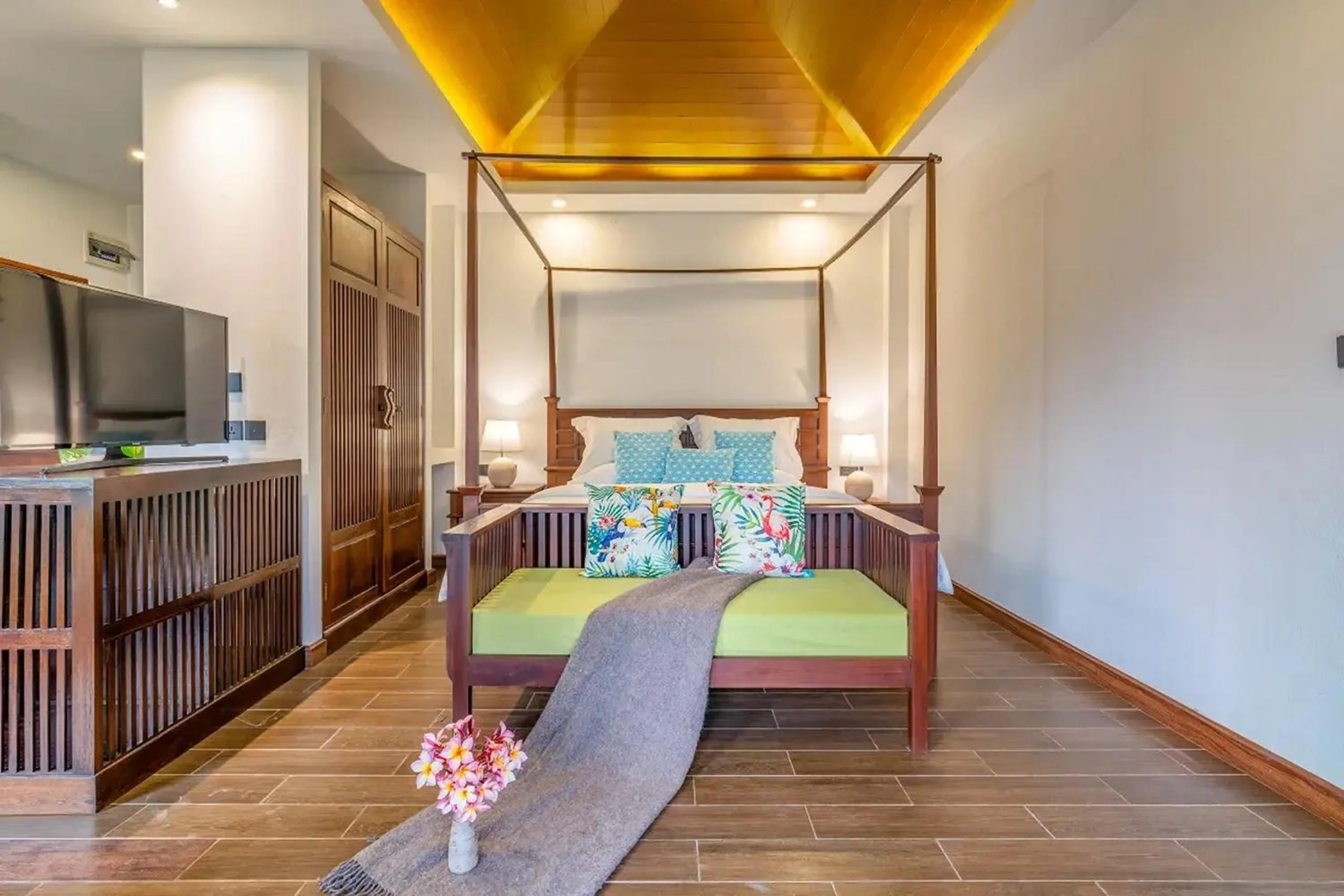 Bedroom, Bed in Lanna Deer Resort Chiang Mai