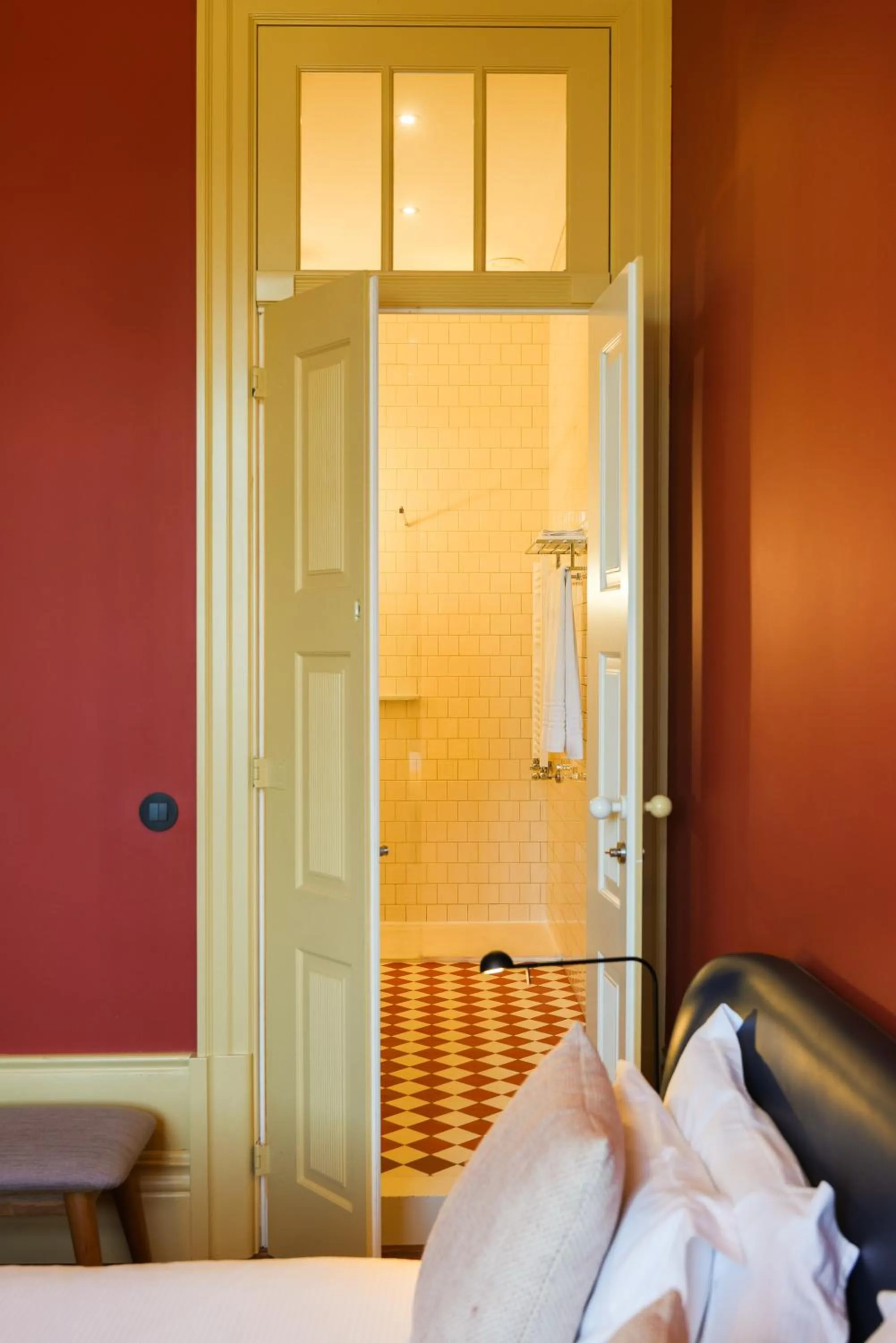 Bed in Menina Colina Guesthouse