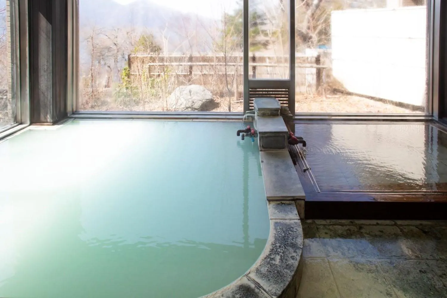 Hot Spring Bath in Lake Side Nikko Hotel
