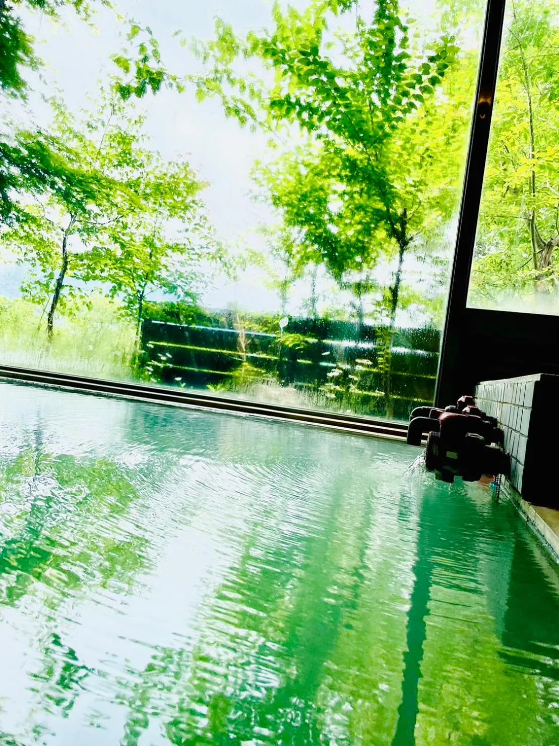 Hot Spring Bath in Lake Side Nikko Hotel