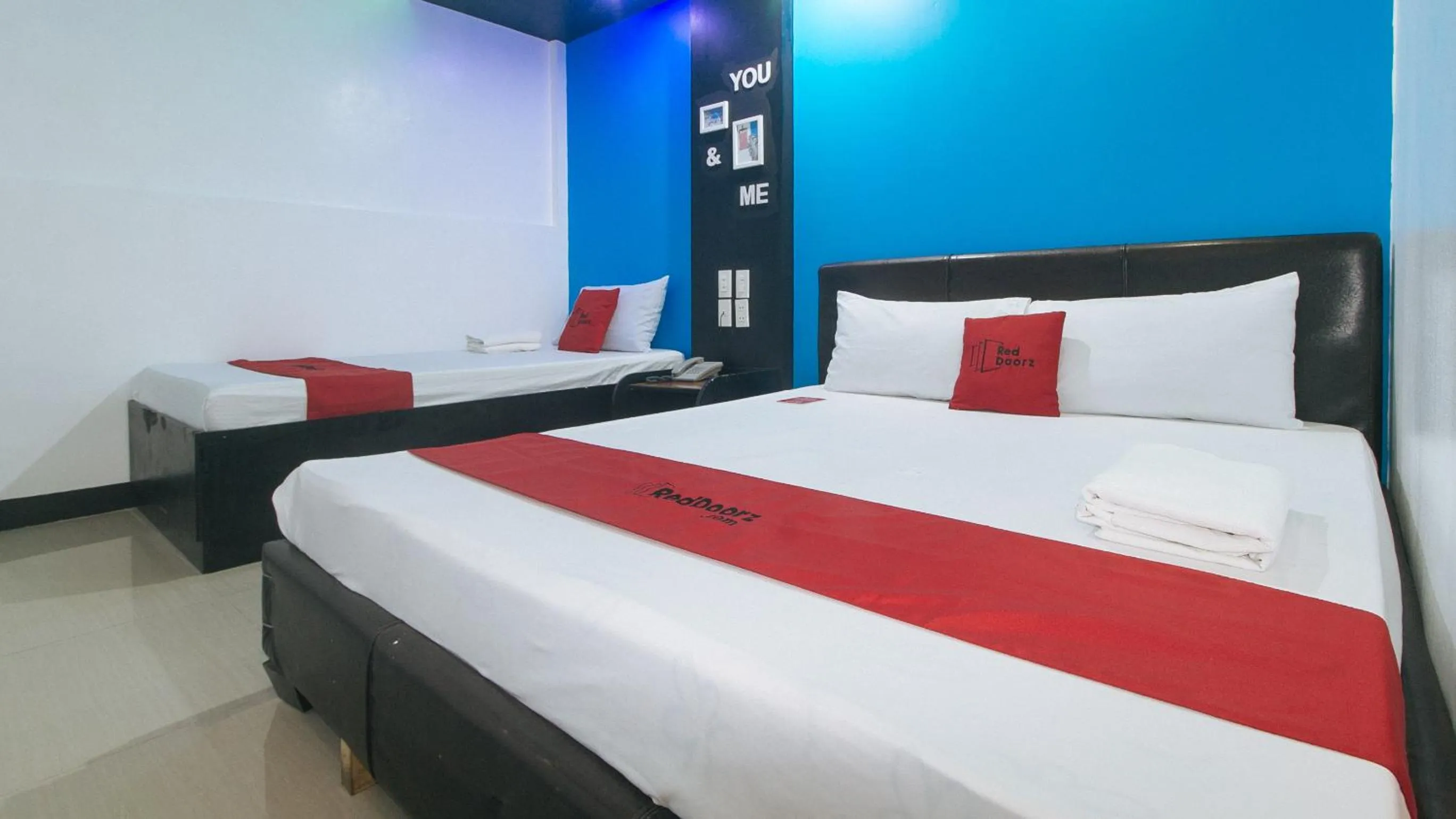 Bed in RedDoorz at Ranchotel Bayanan Alabang