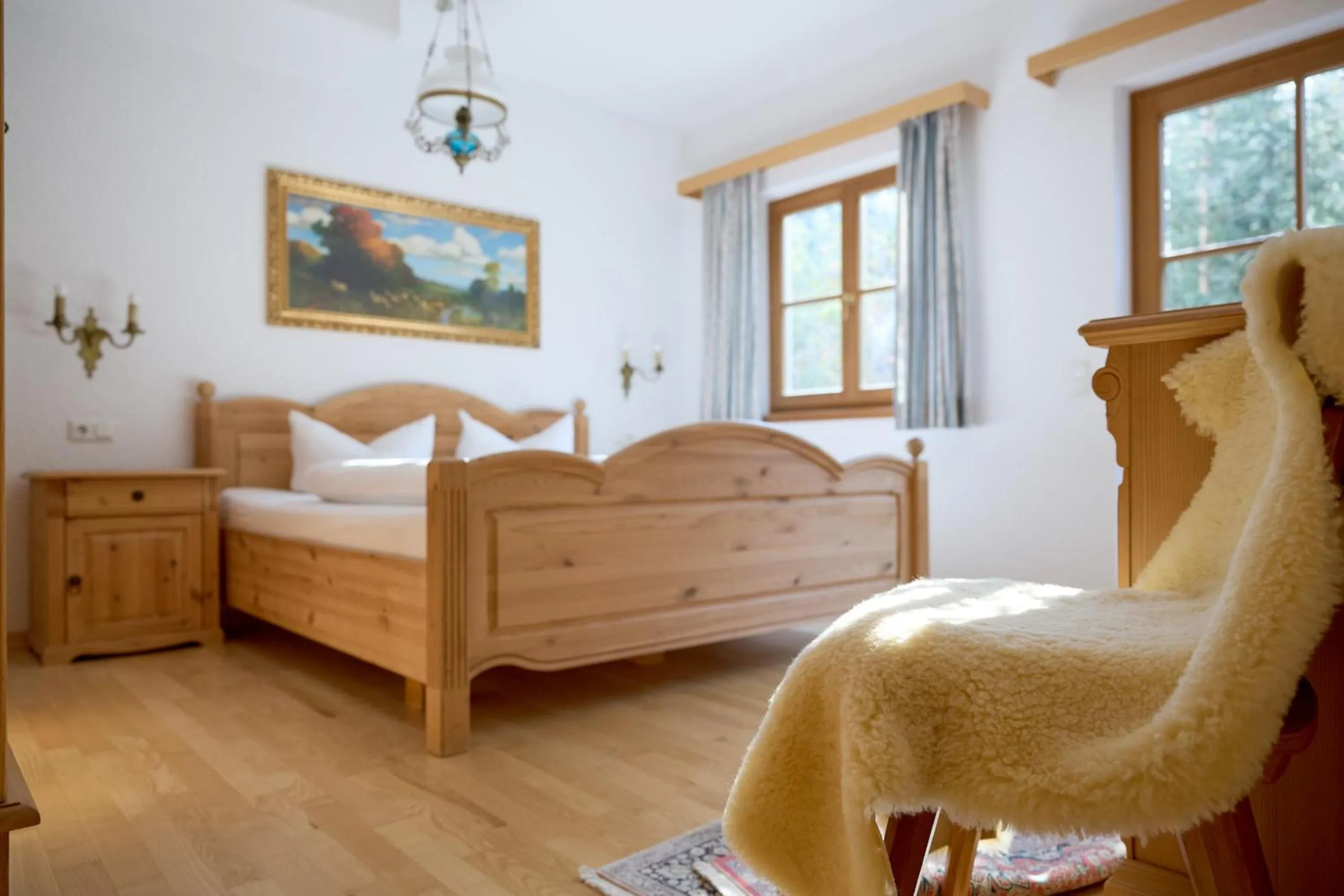 Bed in Alt Montafon Hotel Appartements by Pferd auf Wolke