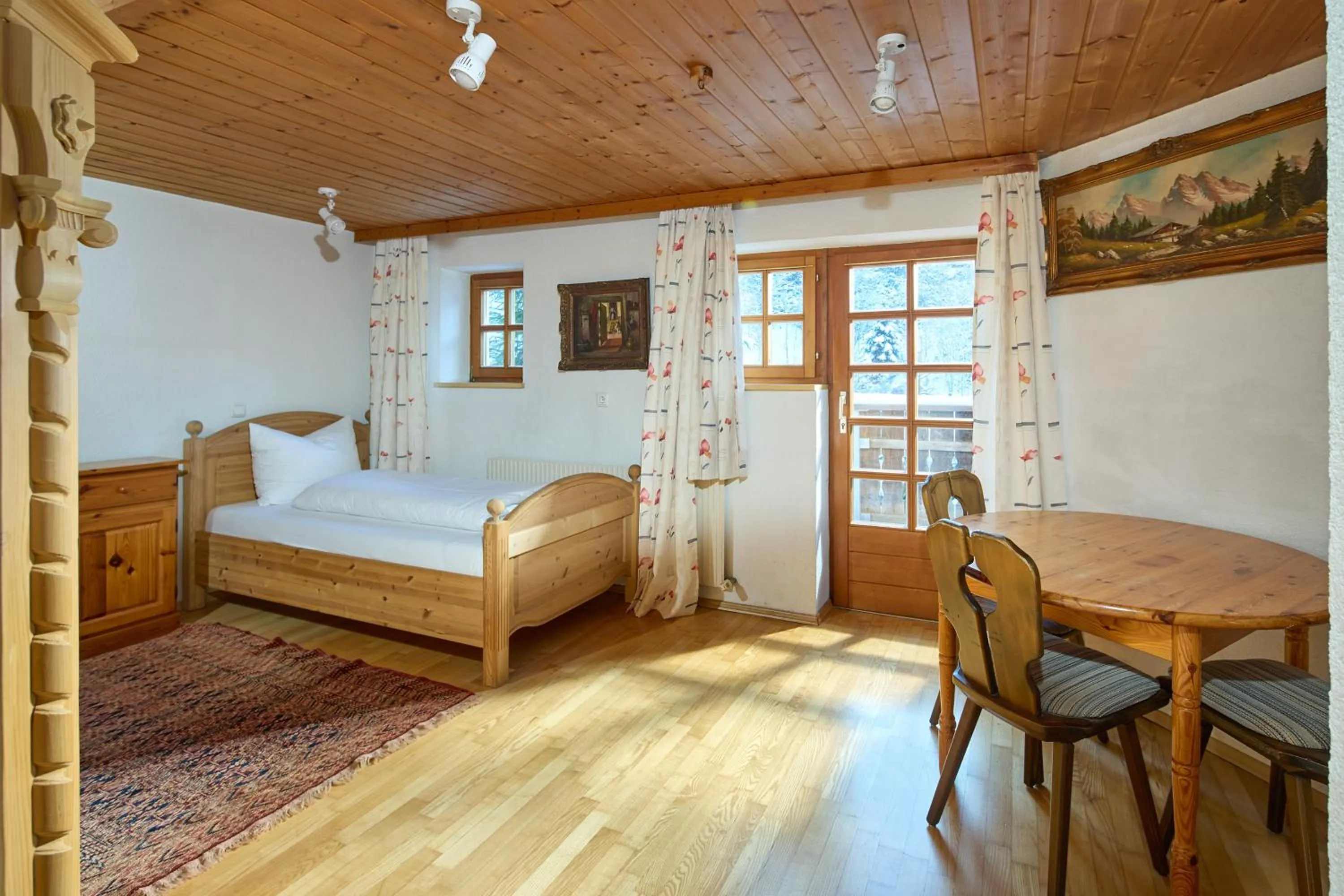 Bed in Alt Montafon Hotel Appartements by Pferd auf Wolke