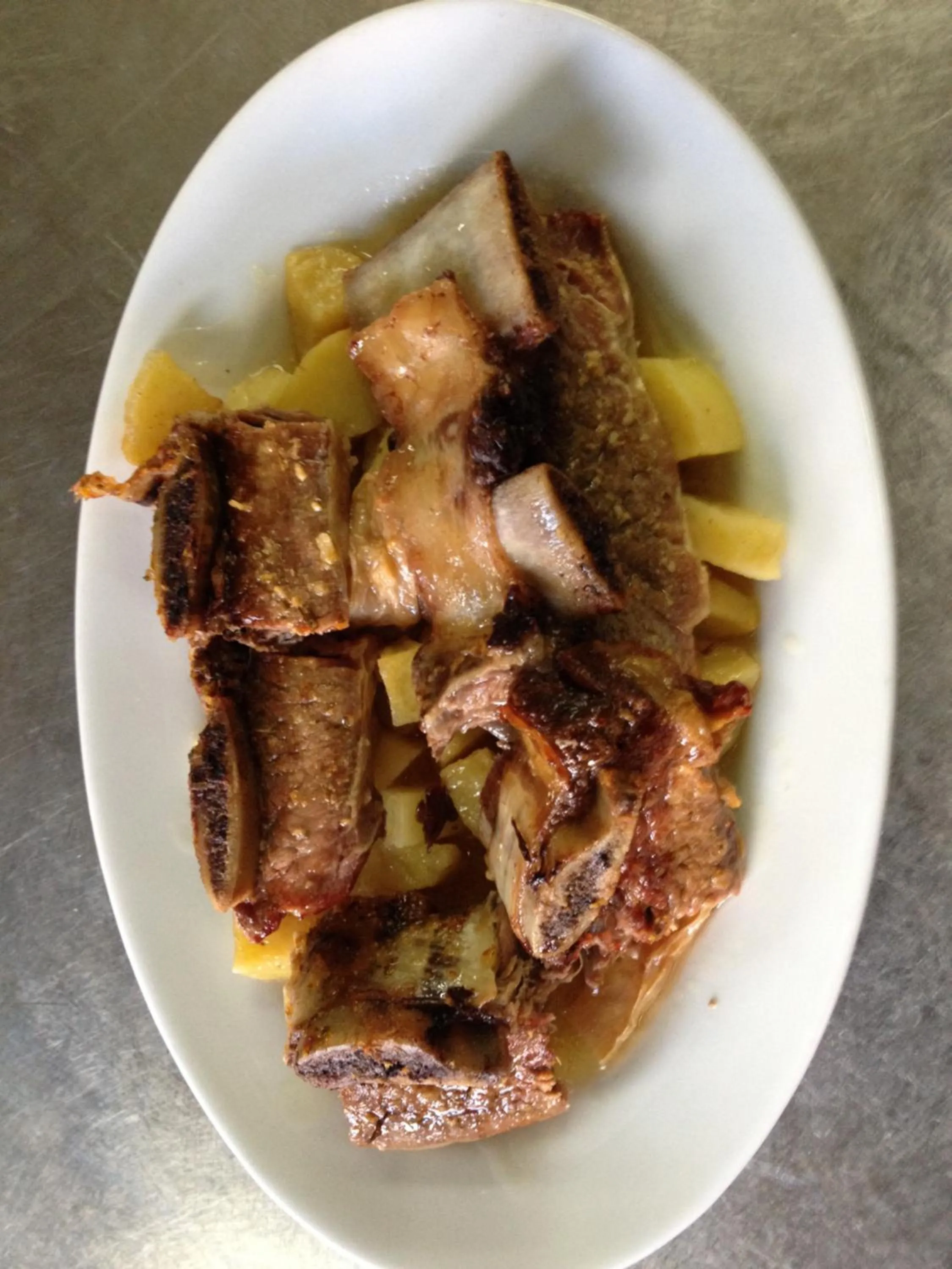 Food close-up in Hotel Nueva Allandesa