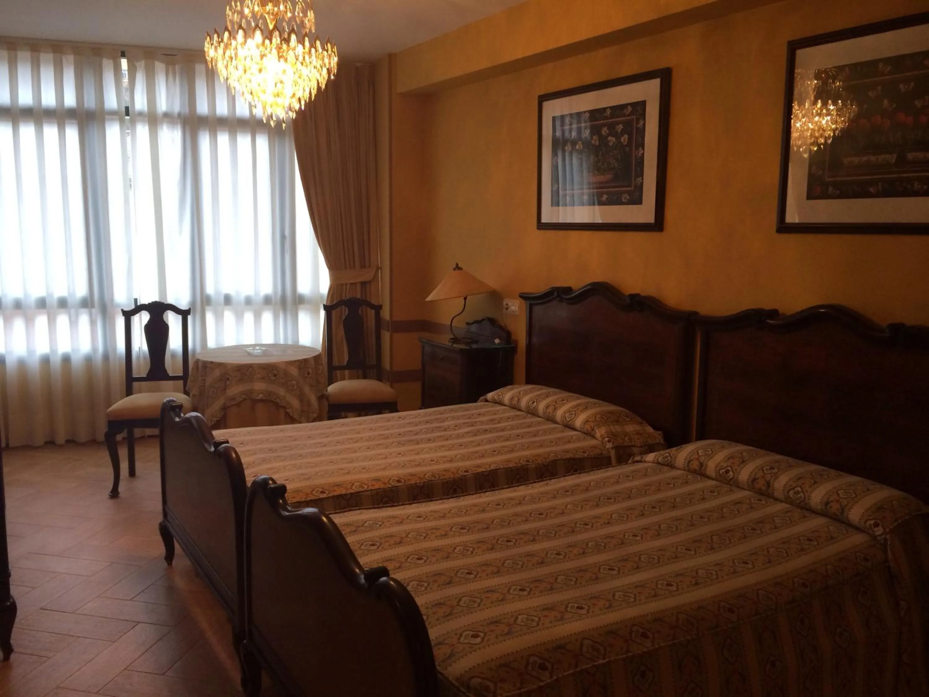 Bed in Hotel Nueva Allandesa