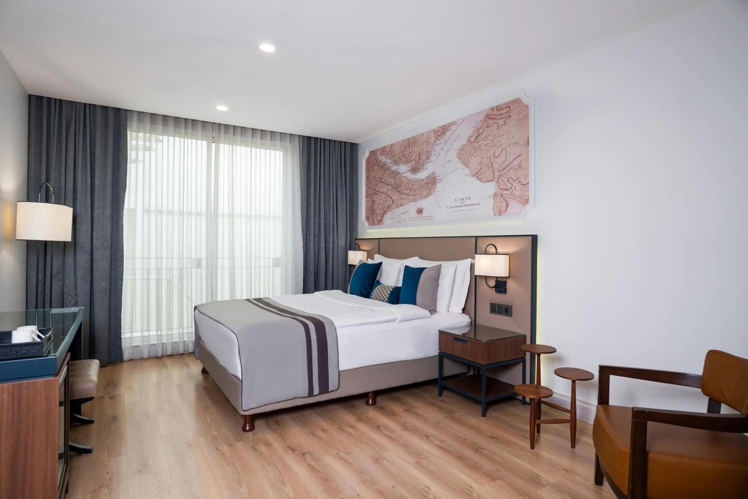 Bed in Akka Suites Taksim-Special Class