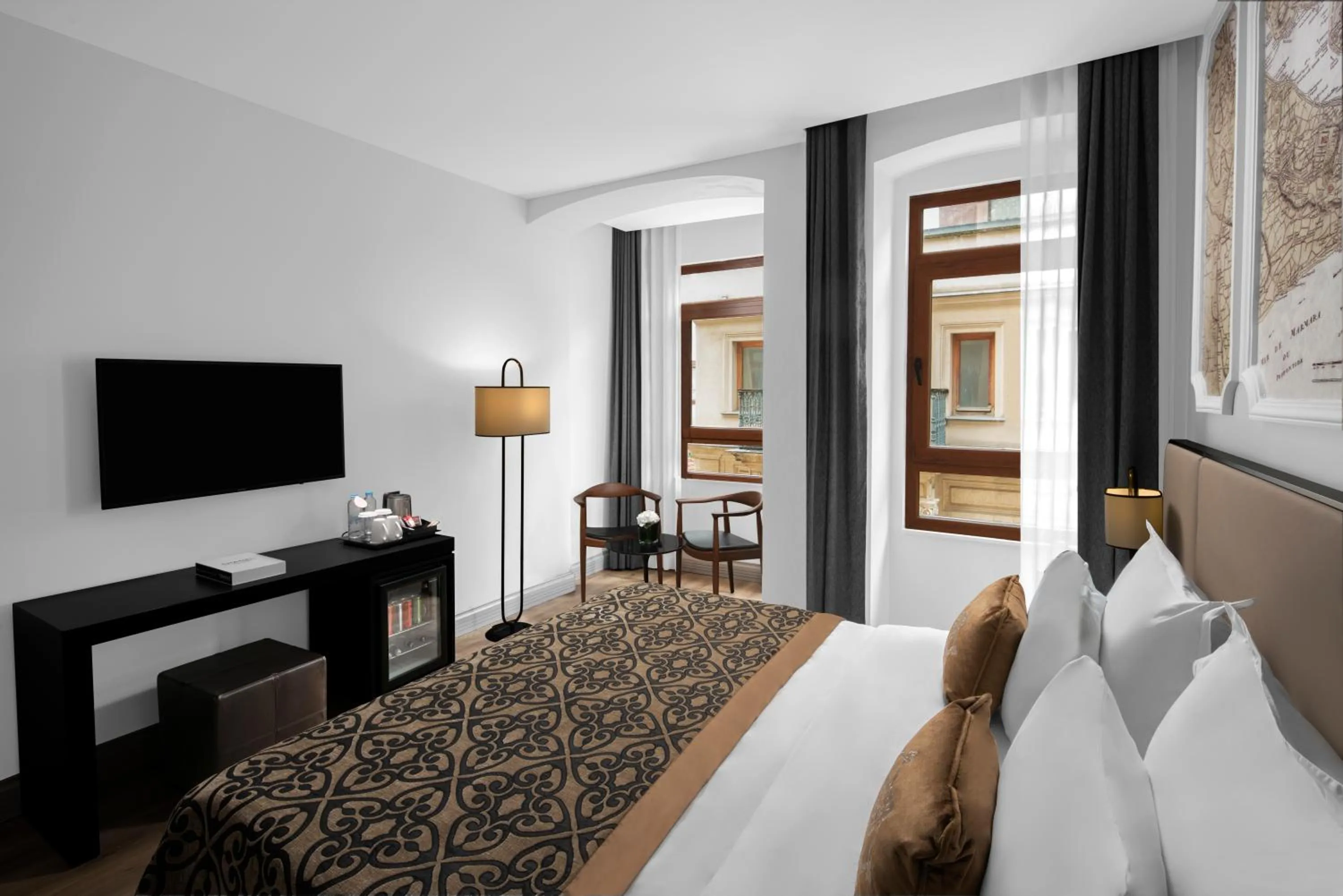 Bed in Akka Suites Taksim-Special Class