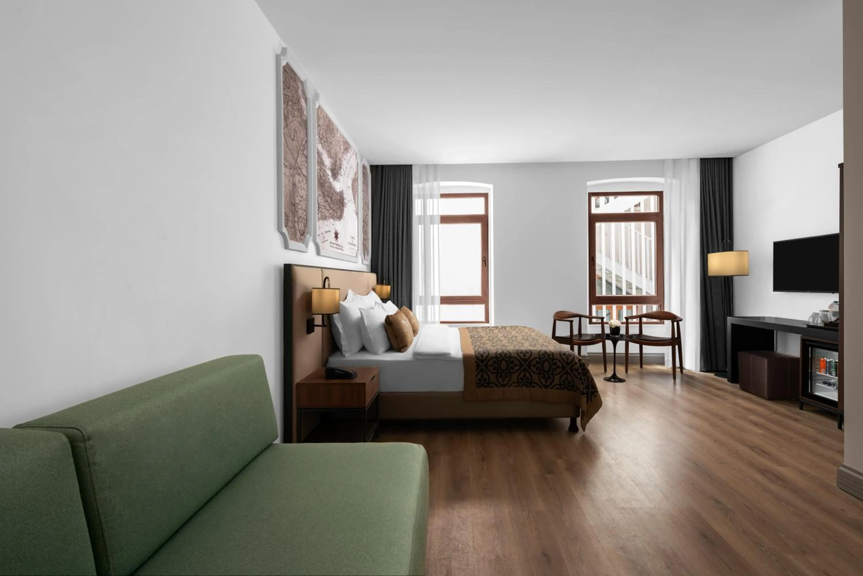 Bed in Akka Suites Taksim-Special Class