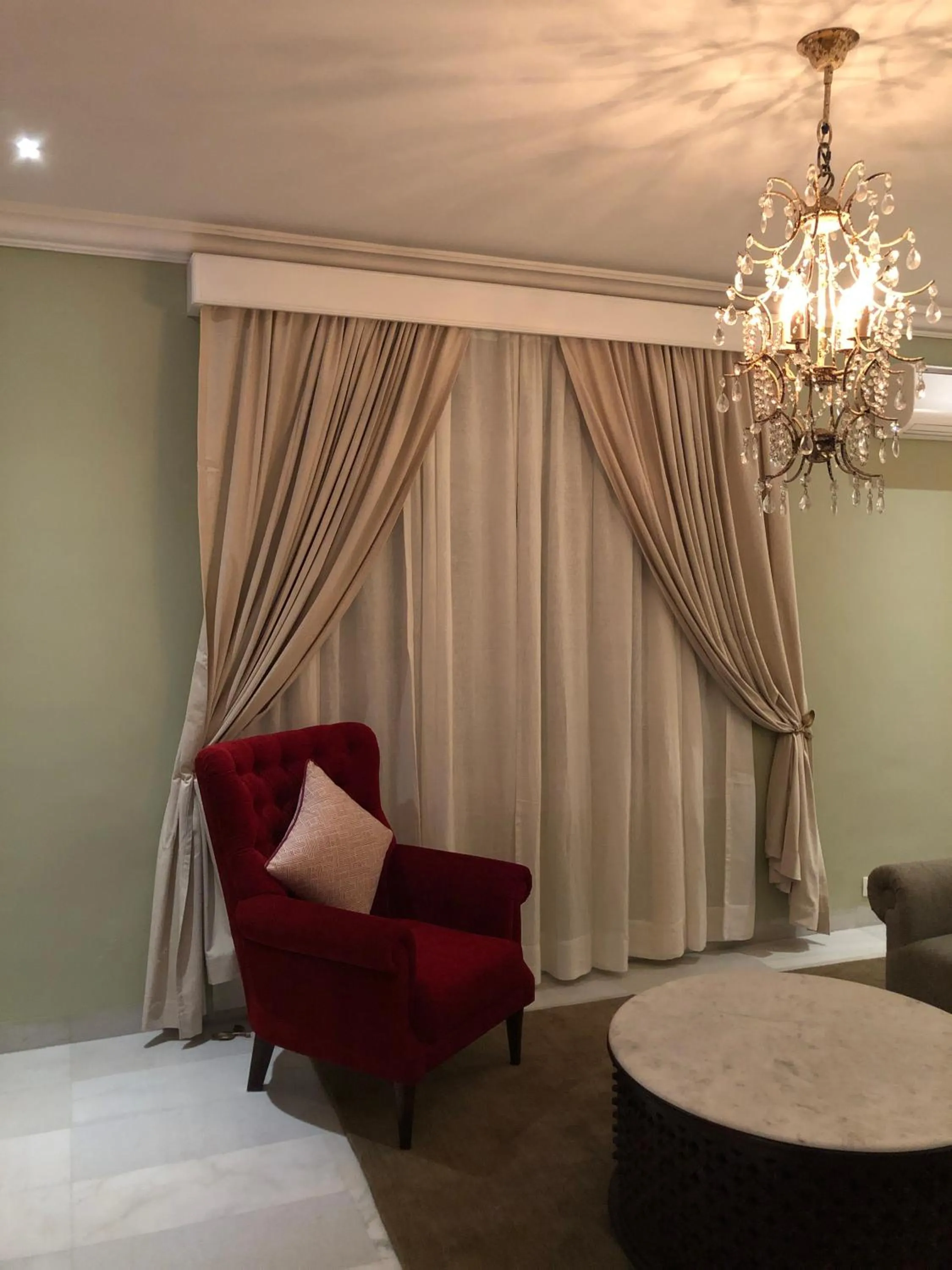 Seating area in The Rohet House