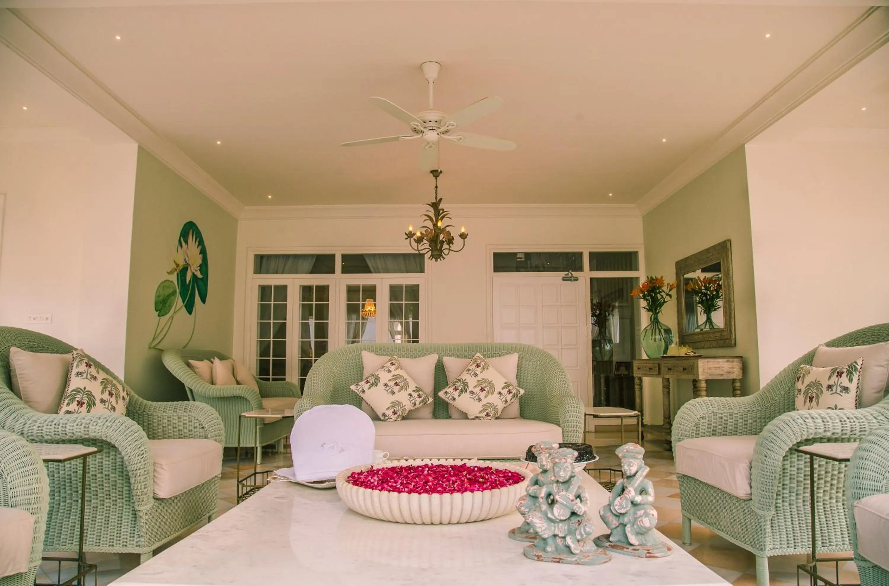Living room in The Rohet House