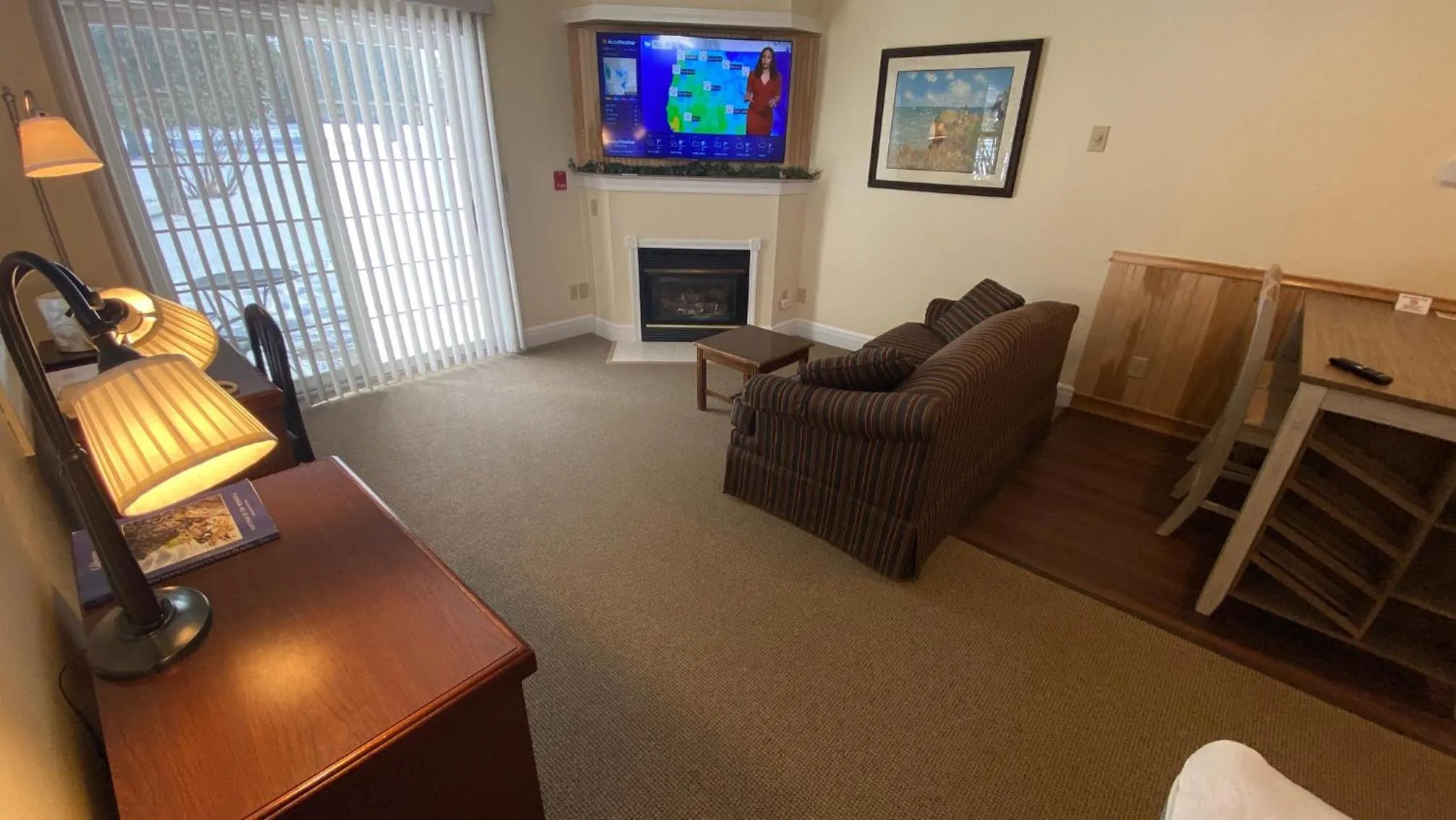 Living room in Baileys Harbor Yacht Club Resort