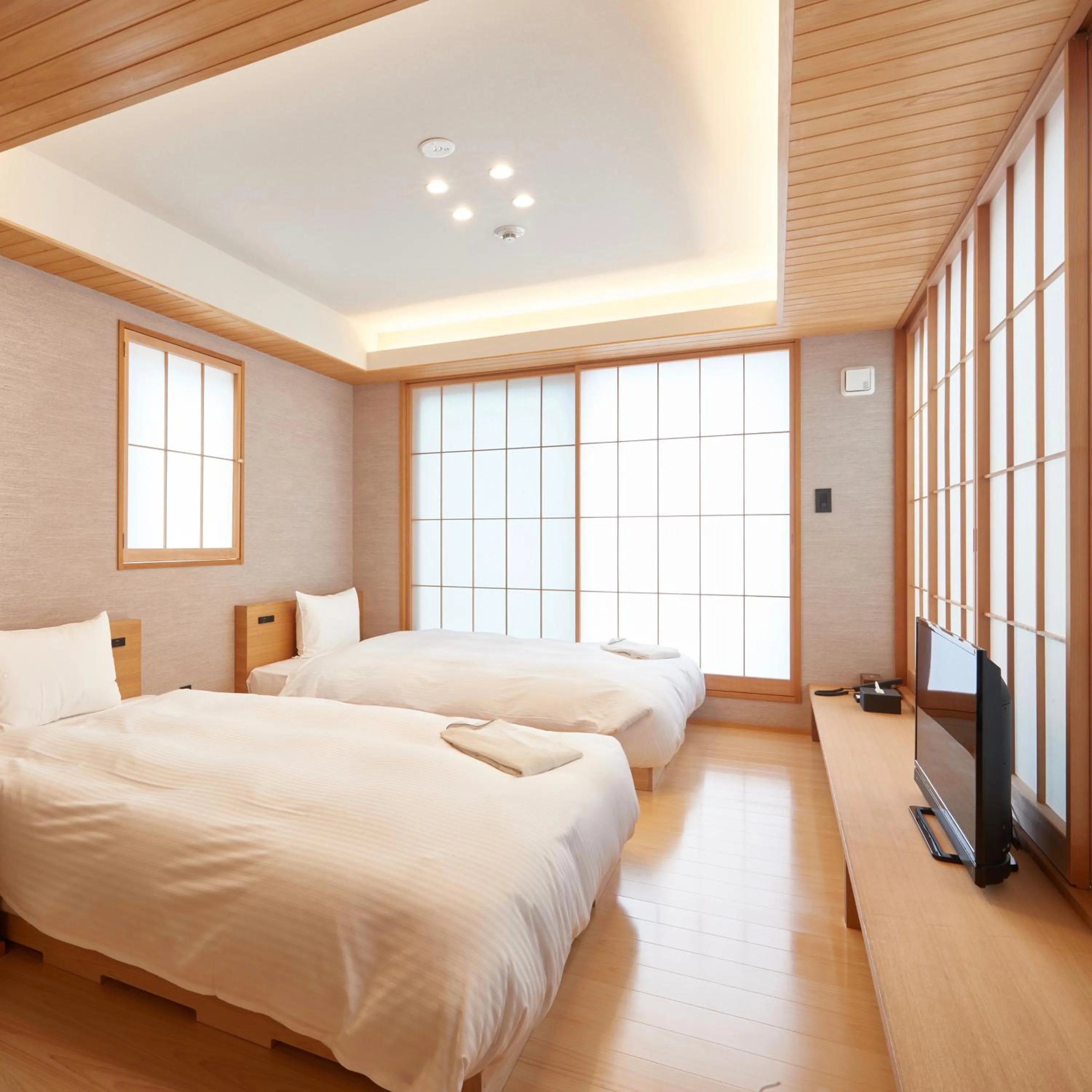 Photo of the whole room, Bed in KAMAKURA Hotel