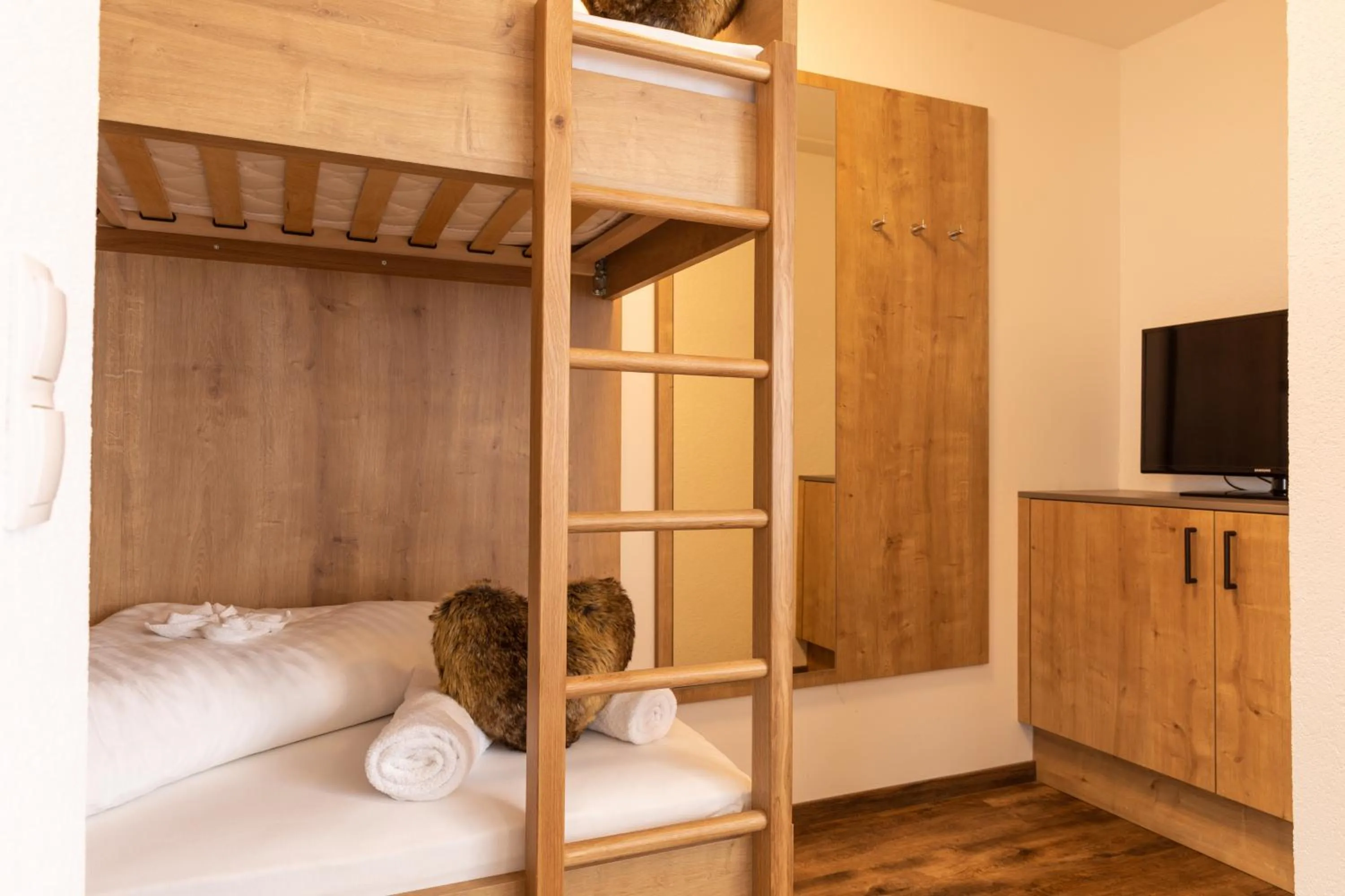 Bed in Pitztal Living Apartments