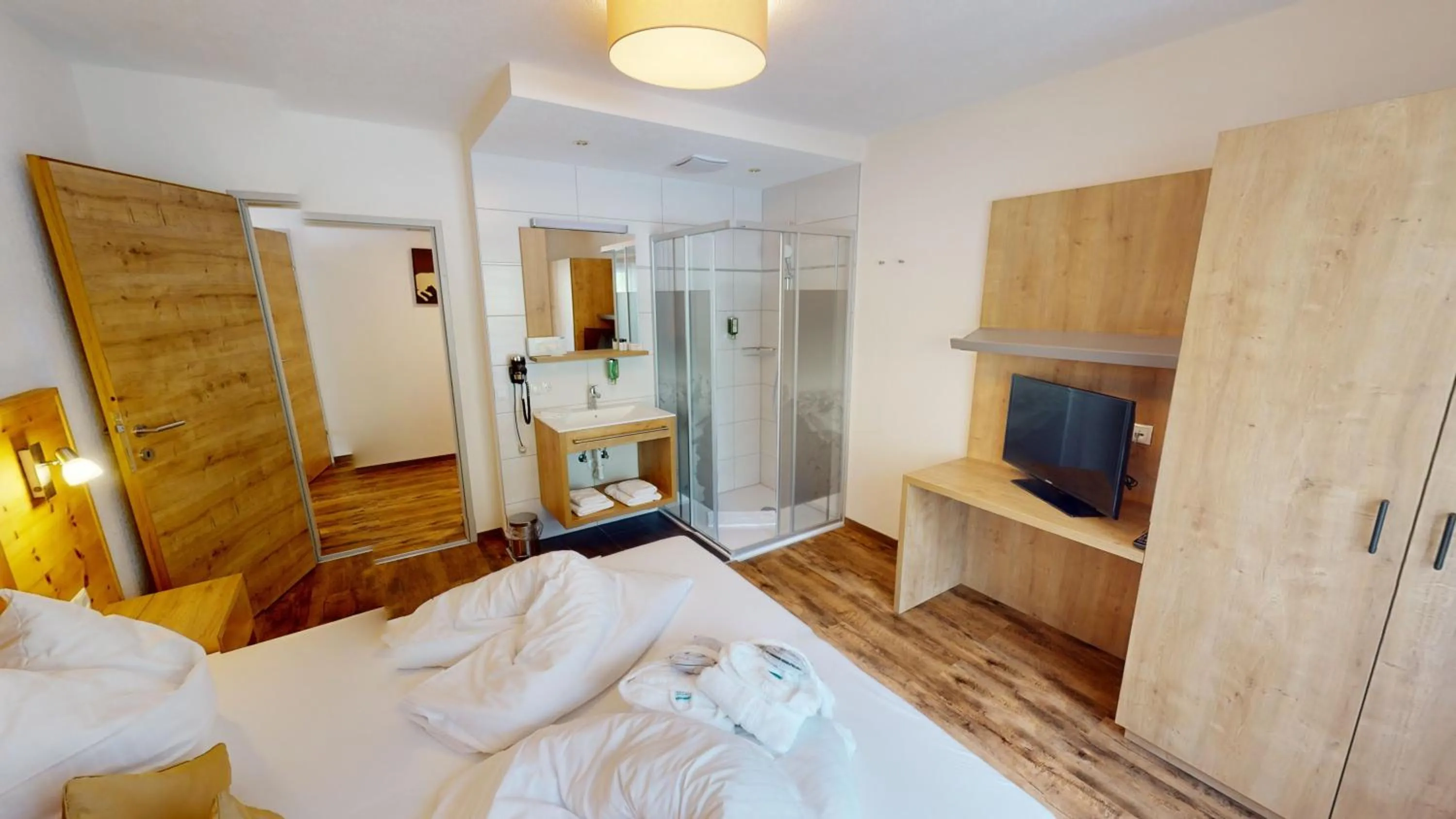 Bed in Pitztal Living Apartments