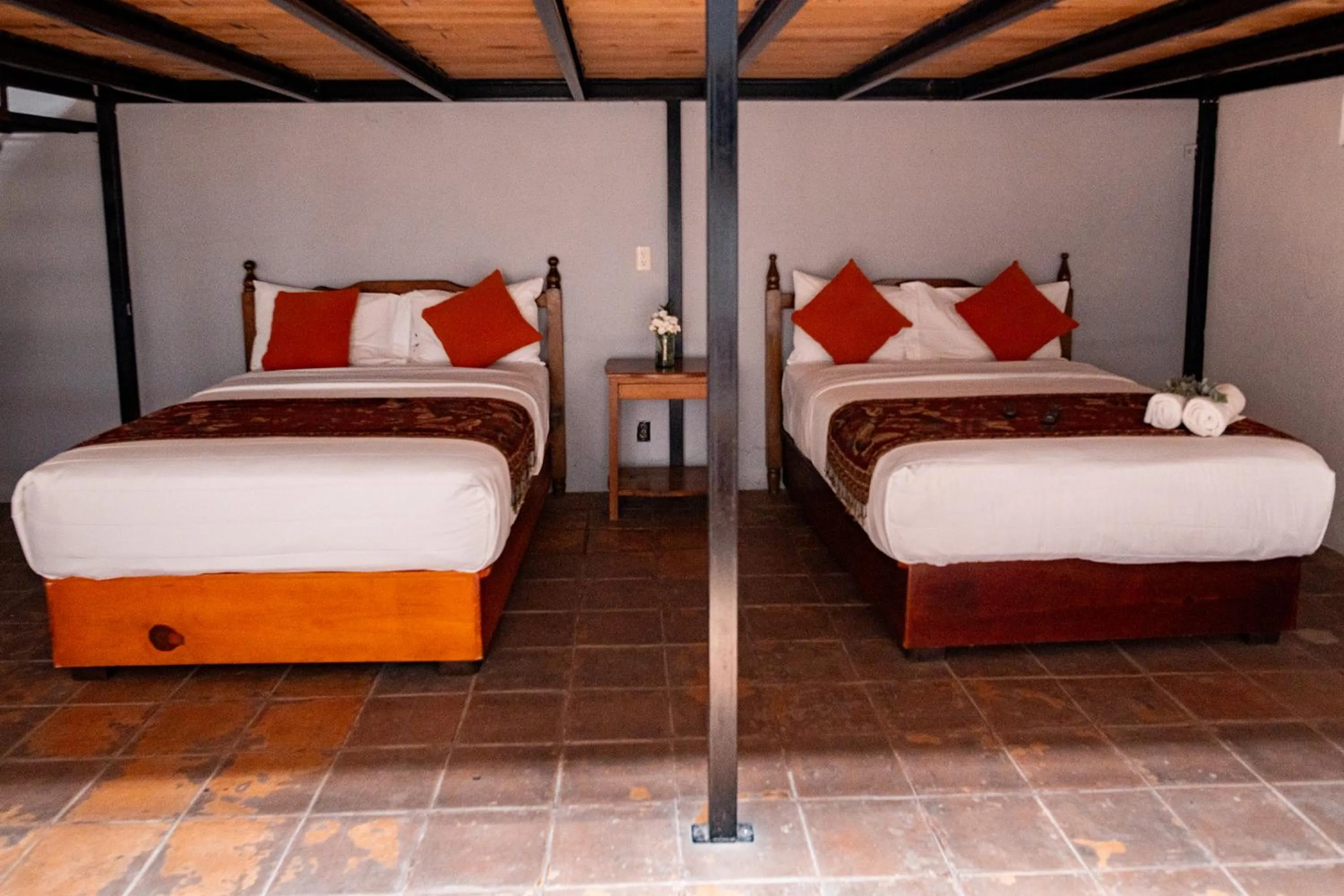 Bed in HOTEL EX HACIENDA EL MOLINO