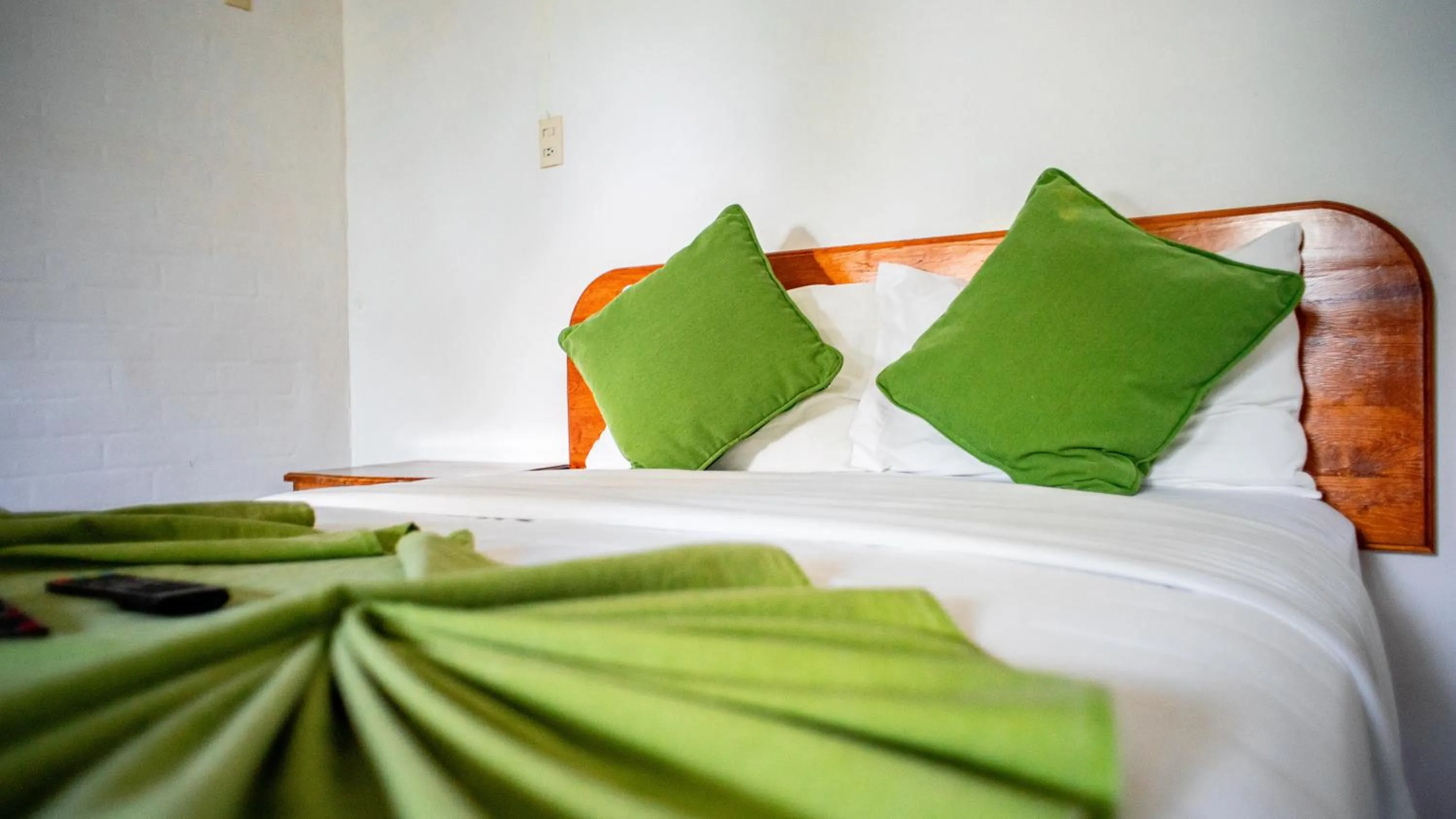 Bed in HOTEL EX HACIENDA EL MOLINO