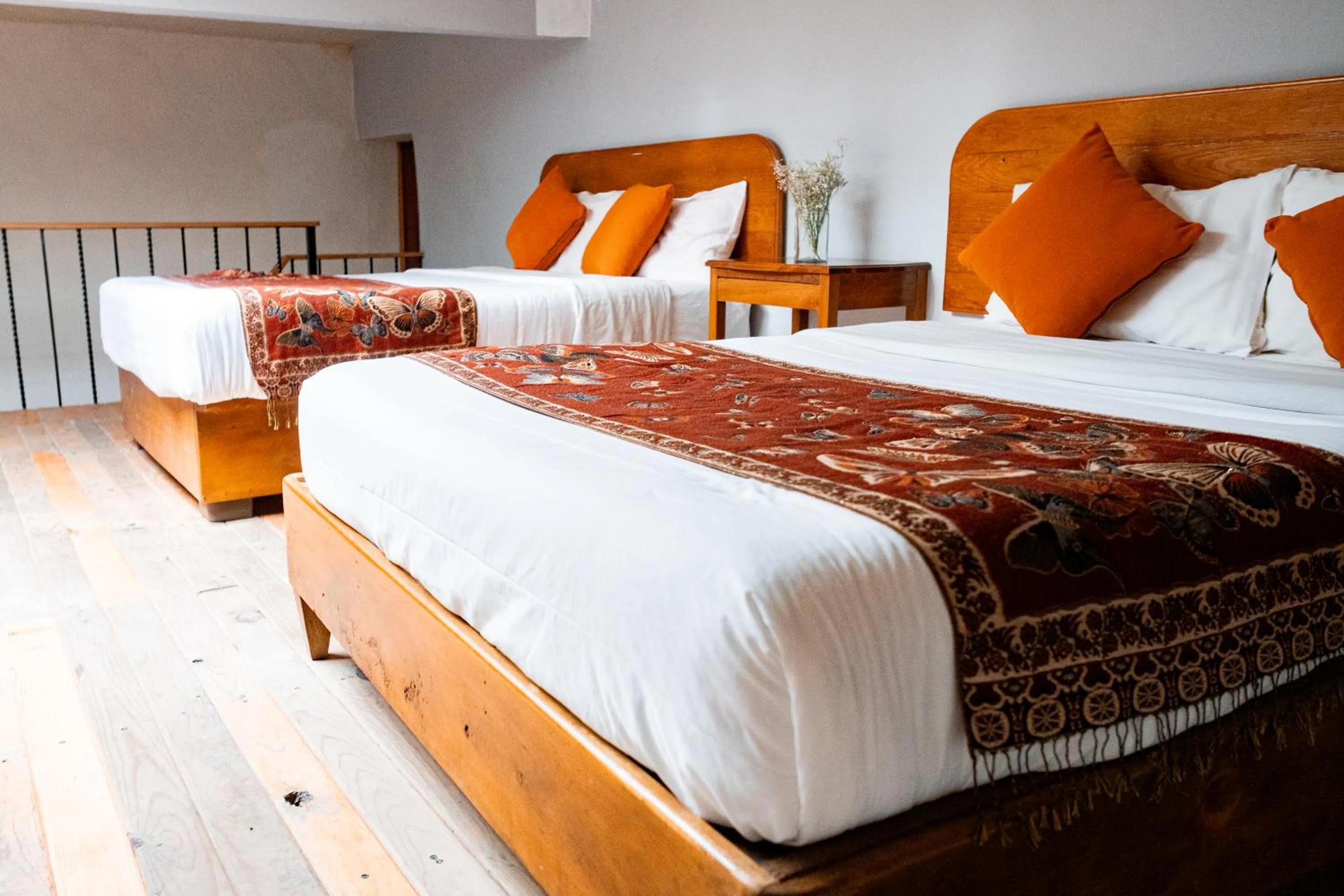 Bed in HOTEL EX HACIENDA EL MOLINO