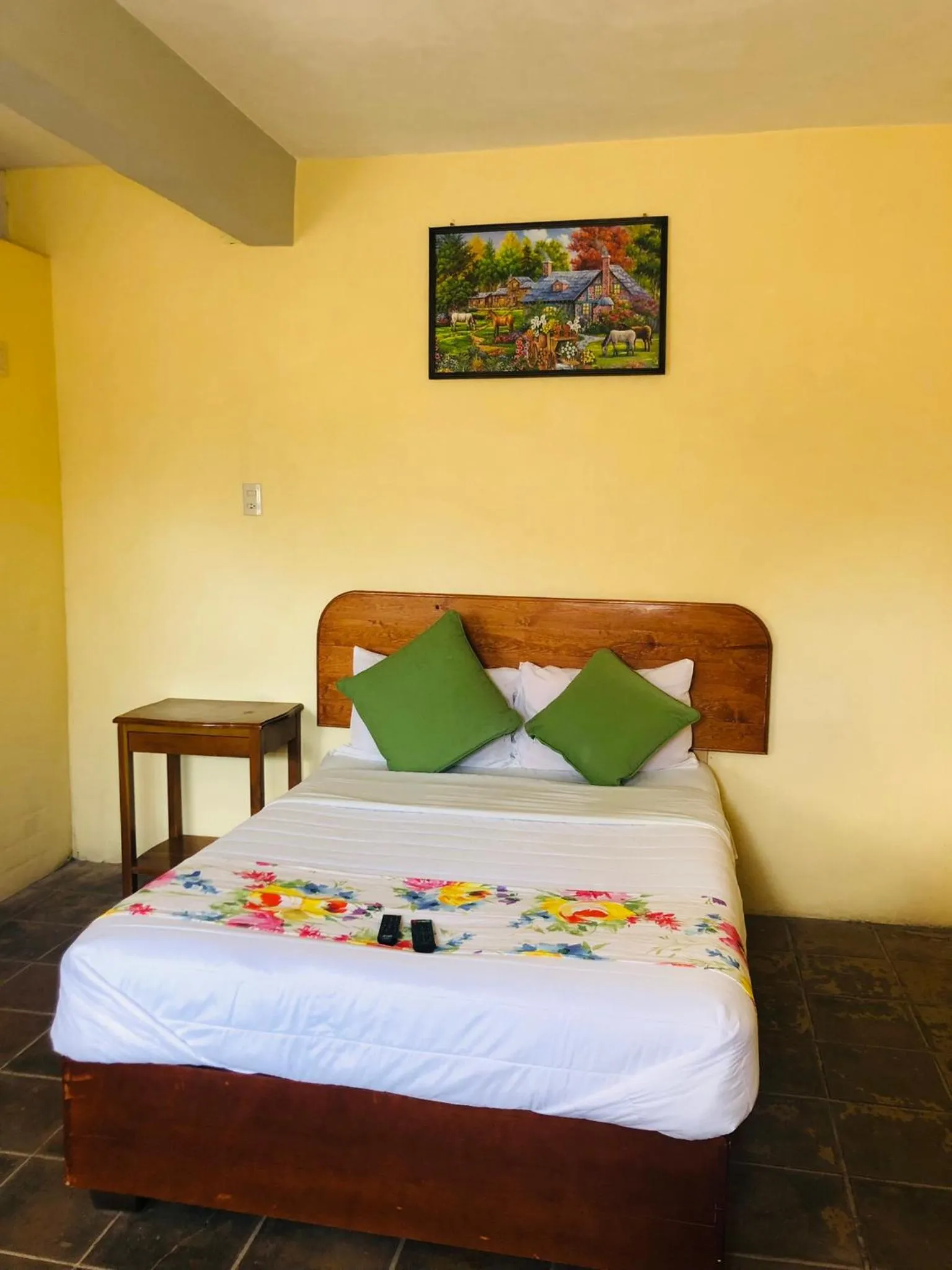 Bed in HOTEL EX HACIENDA EL MOLINO