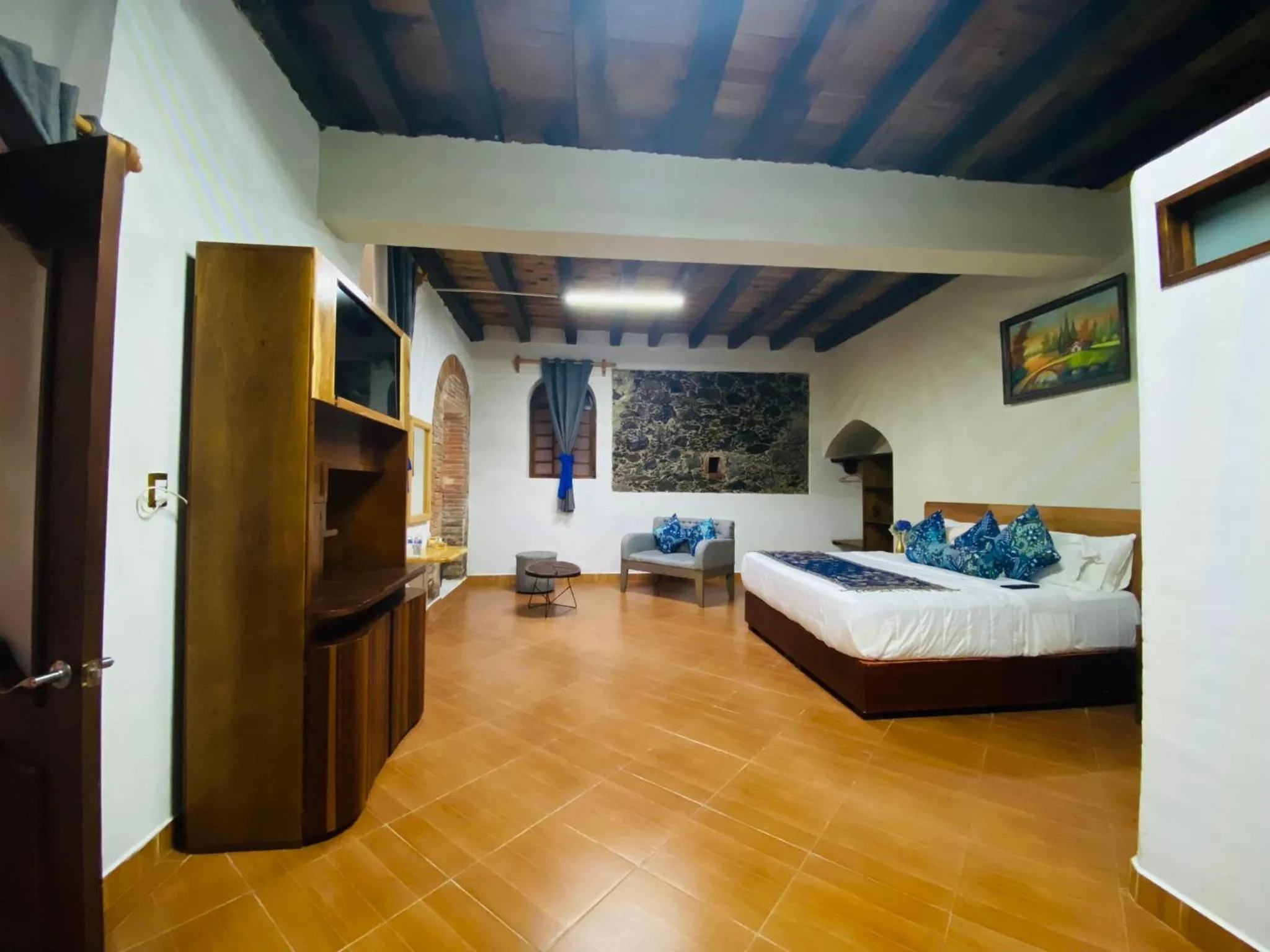 TV and multimedia, Bed in HOTEL EX HACIENDA EL MOLINO