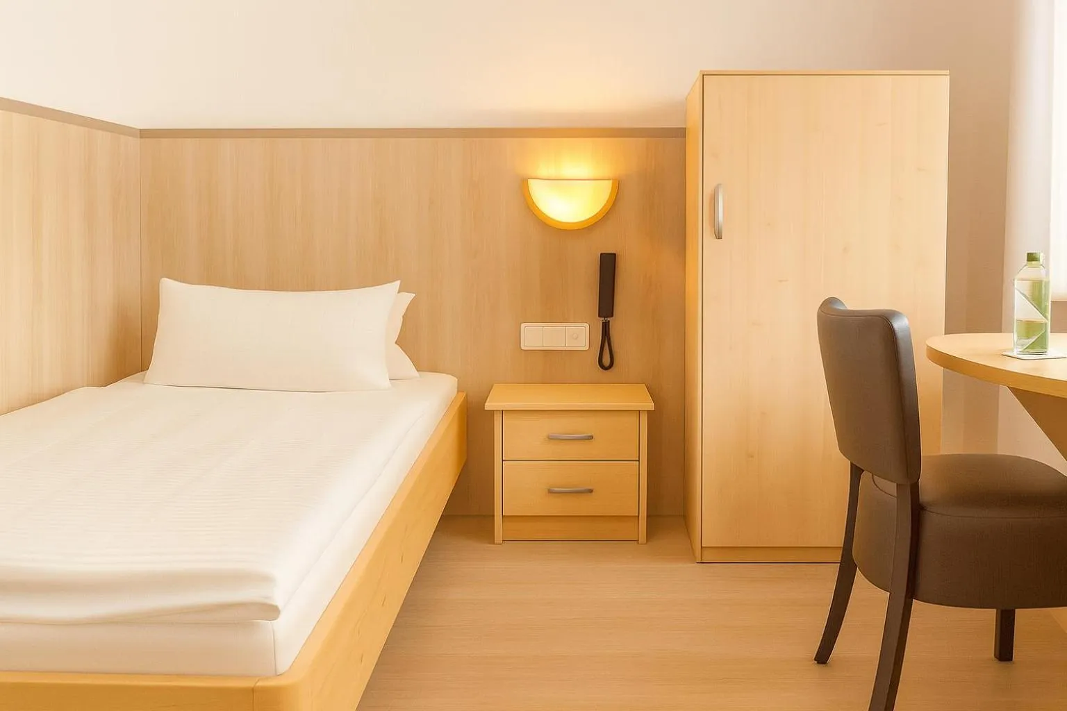 Photo of the whole room, Bed in Hotel Orthwein -kostenfreie Parkplätze-