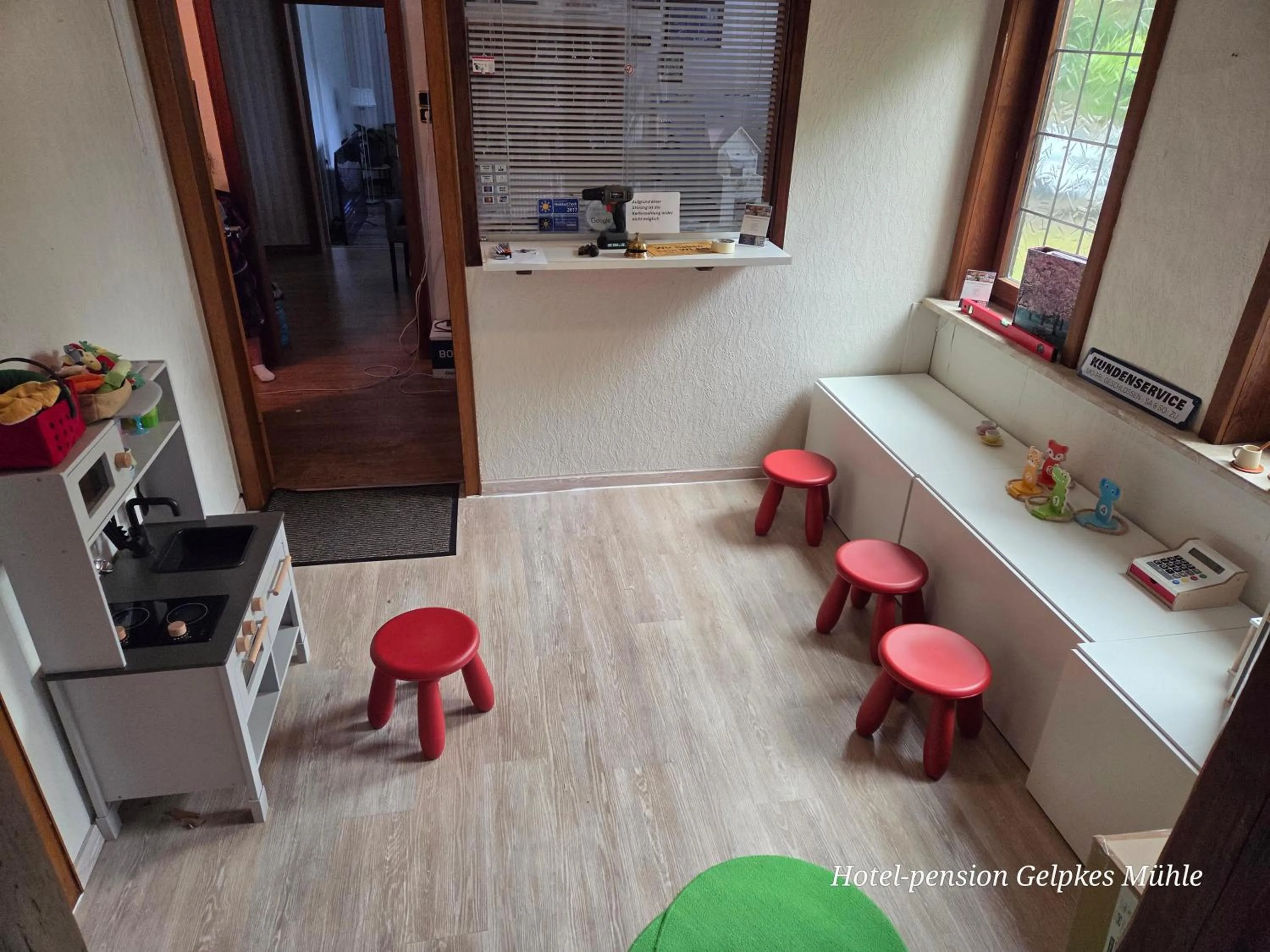 Children play ground in Hotel Pension Gelpkes Mühle